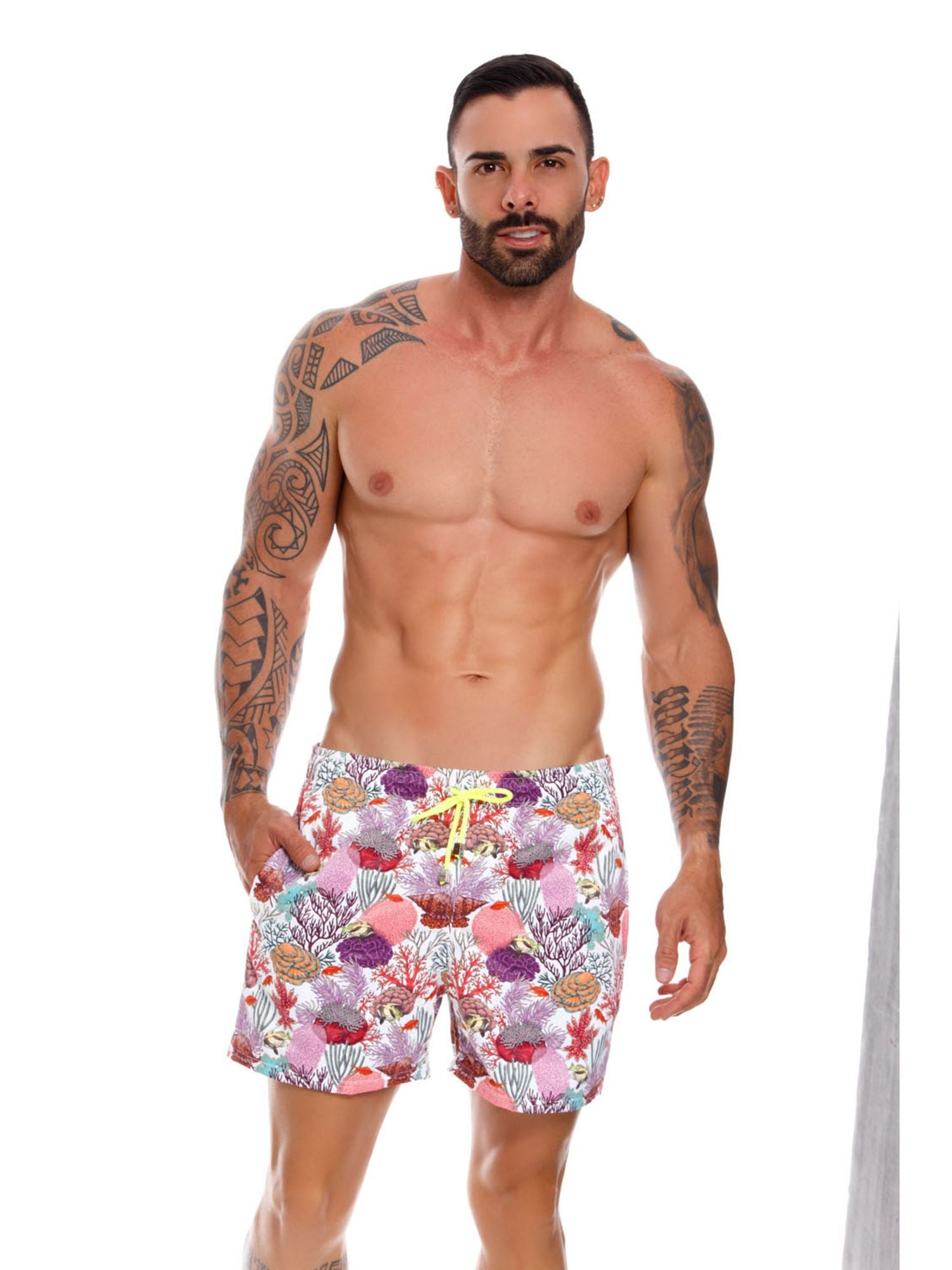 JOR 1049 REEF Badeshorts, Boardshorts bedruckt - noodosz - Jor - Kleidung & Accessoires:Herrenmode:Bademode