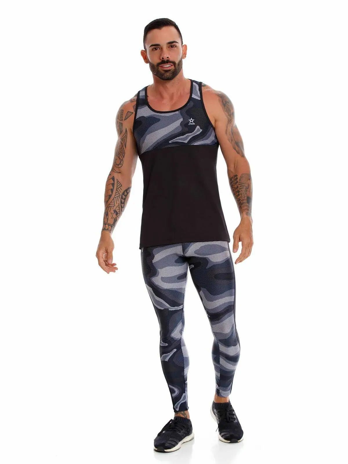 JOR 1064 ACTION Herren Tank Top Muscleshirt Trainings Shirt Achelshirt Fitness Gym Muke - noodosz