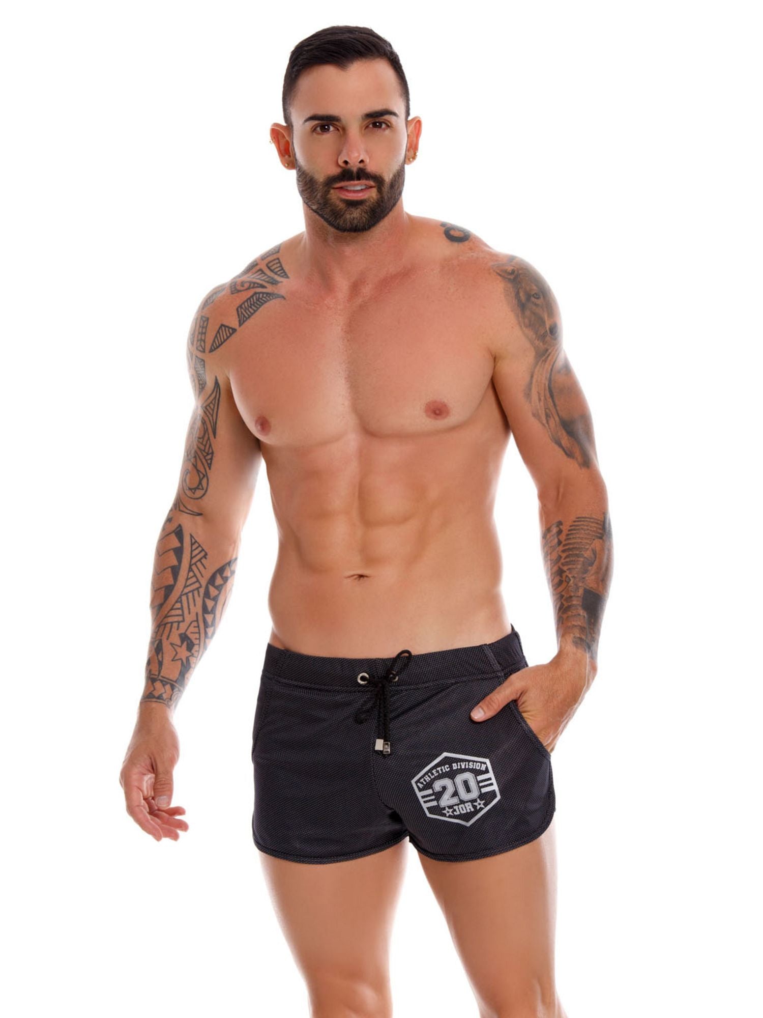 JOR 1065 MINI TRAINING - Laufhose Sprintershorts Gym Mesh Shorts - noodosz