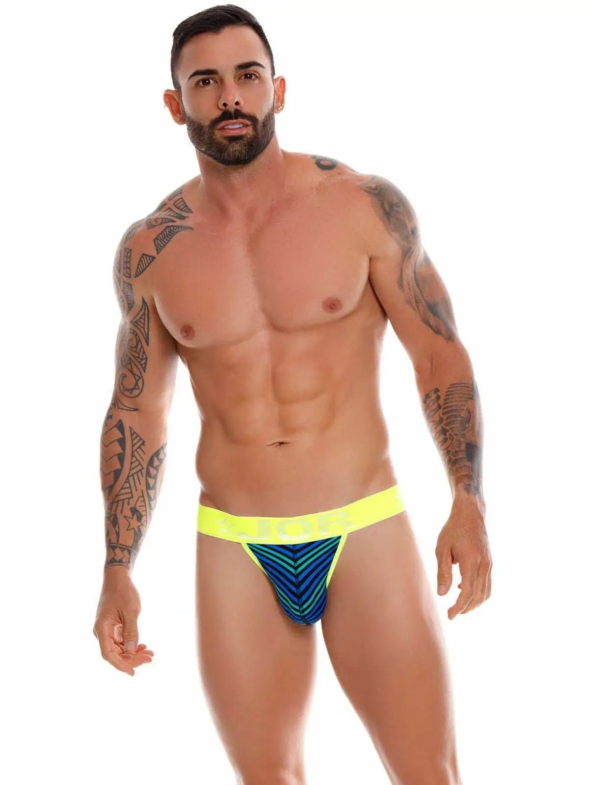 JOR 1077 DENVER String Tanga G-String Thong Slip Mesh Slip Unterwäsche - noodosz