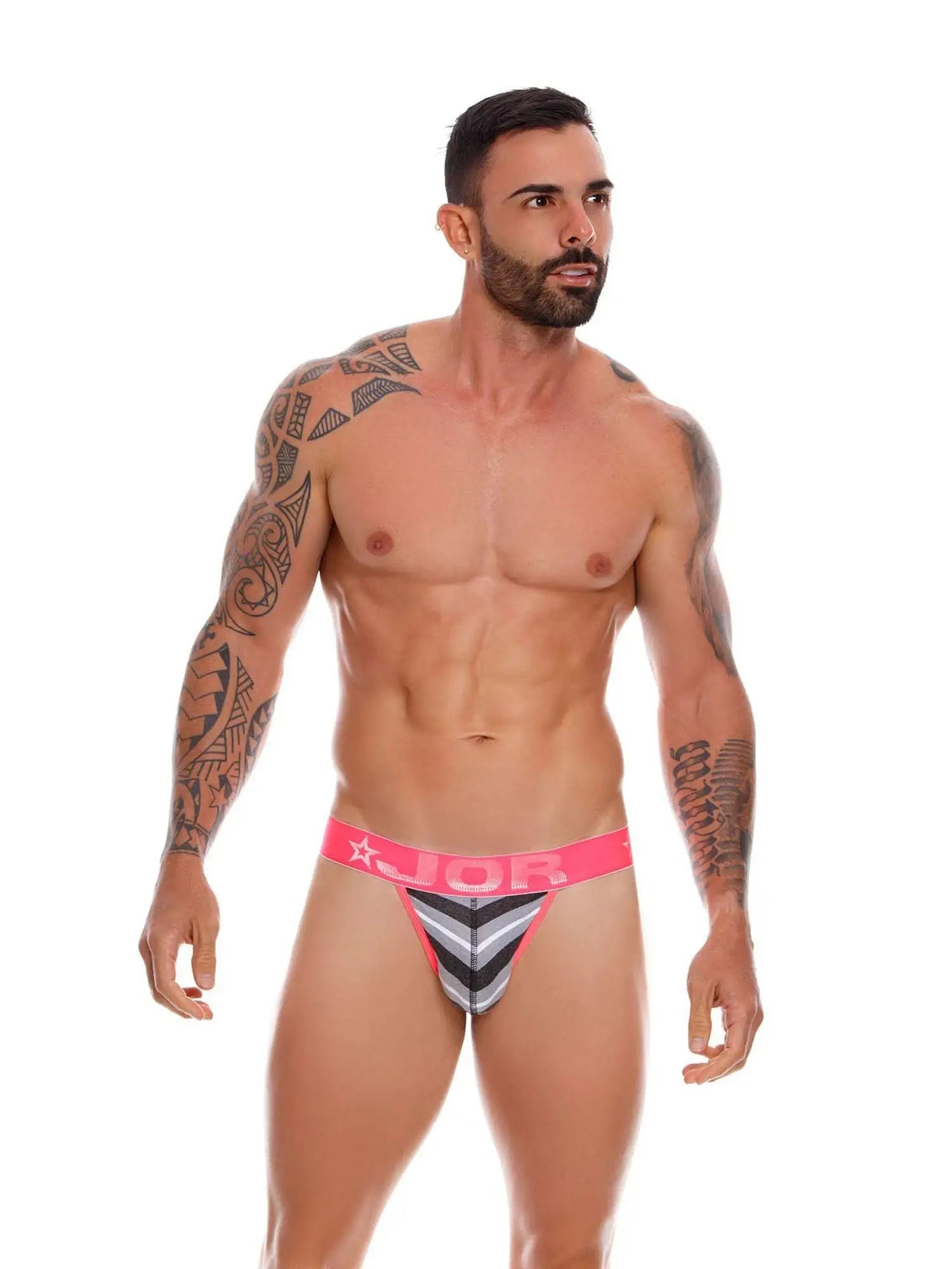 JOR 1077 DENVER String Tanga G-String Thong Slip Mesh Slip Unterwäsche - noodosz