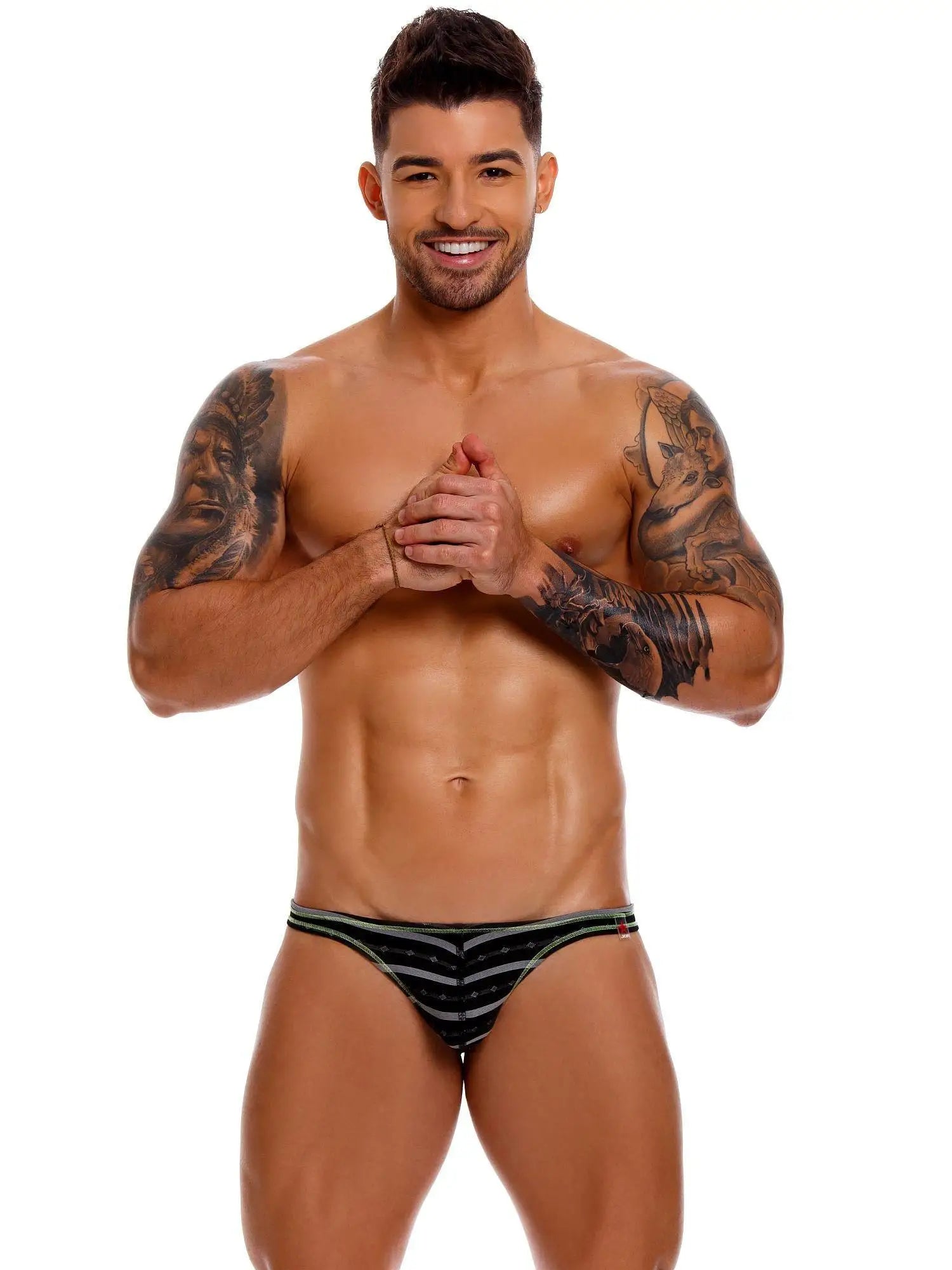 JOR 1094 DENVER Herren Sexy Jock Jockstrap Slip Streifen Unterhose - noodosz