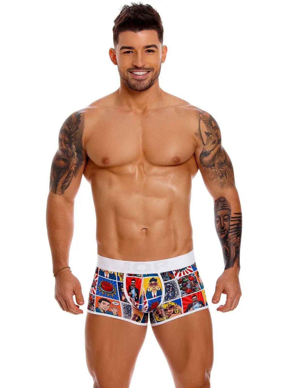 JOR 1130 COMIC Herren Boxer Boxershorts Unterhose bedruckt mit Motiv Trunk - noodosz