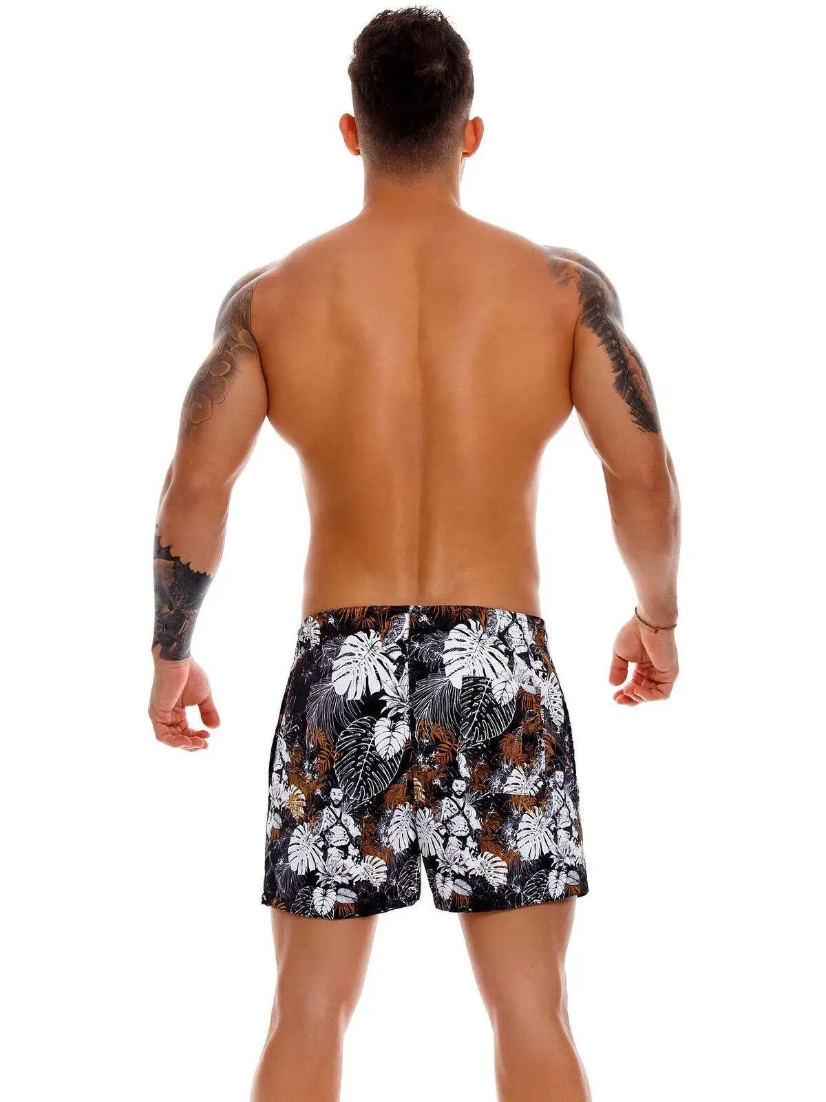 JOR 1160 WILL Boardshorts Blumen Badeshorts Badehose Surfershorts bedruckt Motiv - noodosz