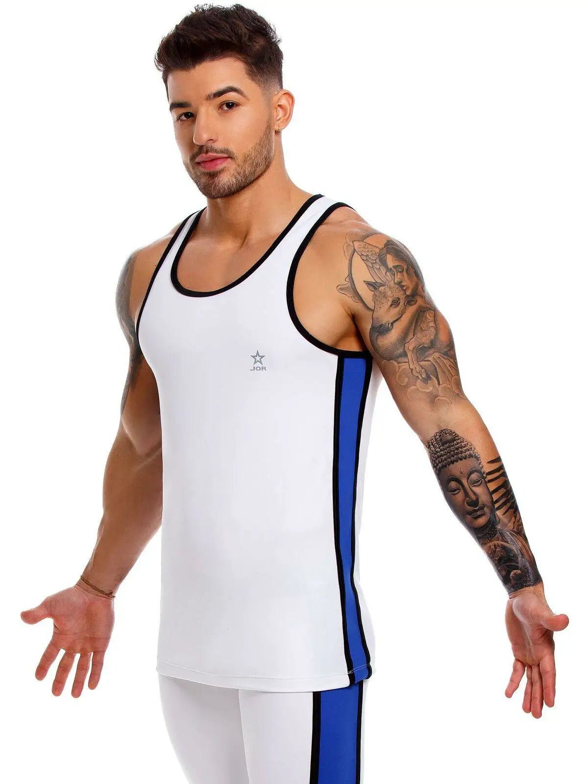 JOR 1171 ARES Herren Stringer Fitness Tank Top Muscleshirt Gym Trainingsshirt - noodosz