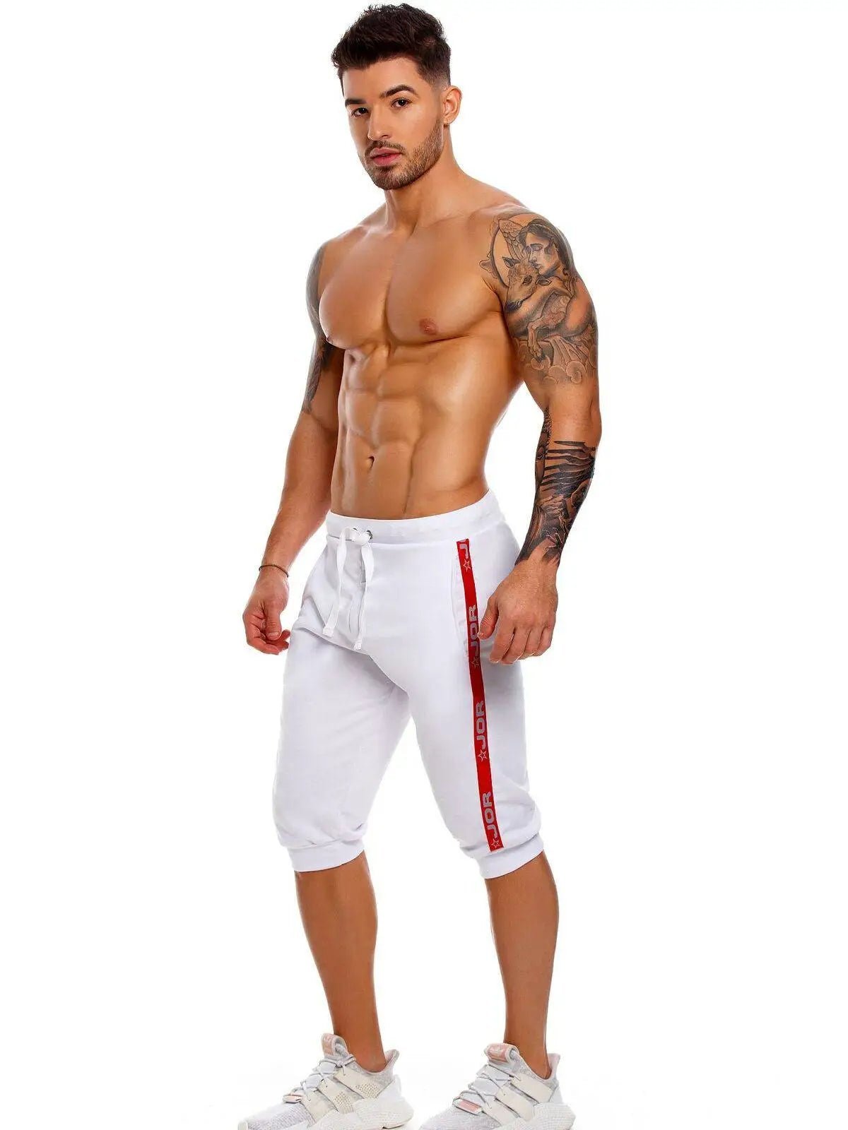 JOR 1173 SPARTA Herren Sporthose 3/4 Trainingshose Jogginghose Sweatpants Laufhose - noodosz