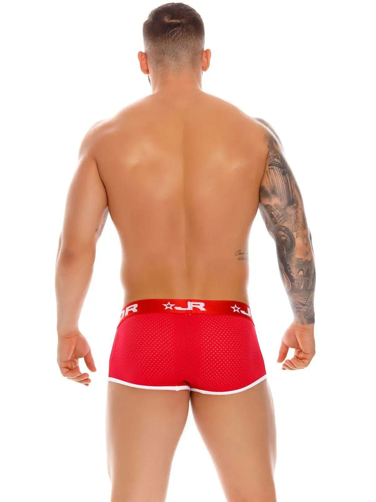 JOR 1202 Herren Boxer Boxershorts Unterhose Pantie Trunk Retroboxer Mesh Netz - noodosz