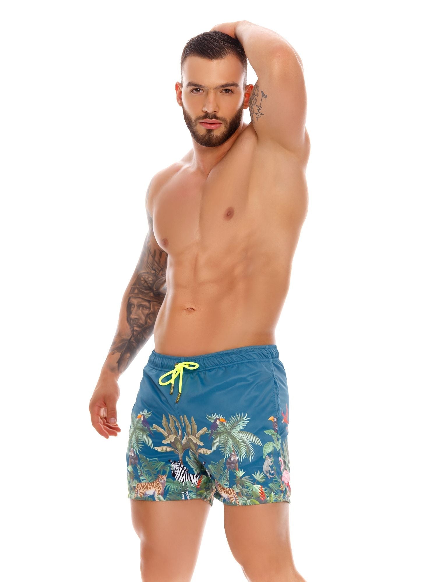 JOR 1284 AMAZONIA Badeshorts, Boardshorts bedruckt - Jor - Shop Deutschland Noodosz