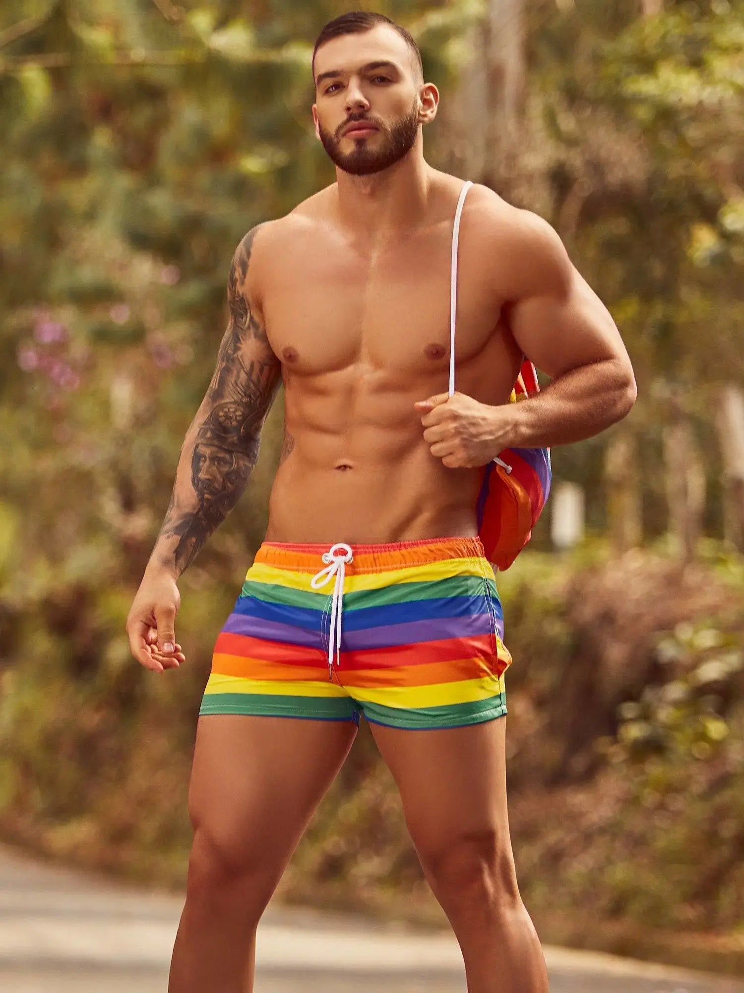 JOR 1290 PRIDE MINI Boardshorts Badeshorts Surfershorts bedruckt - noodosz