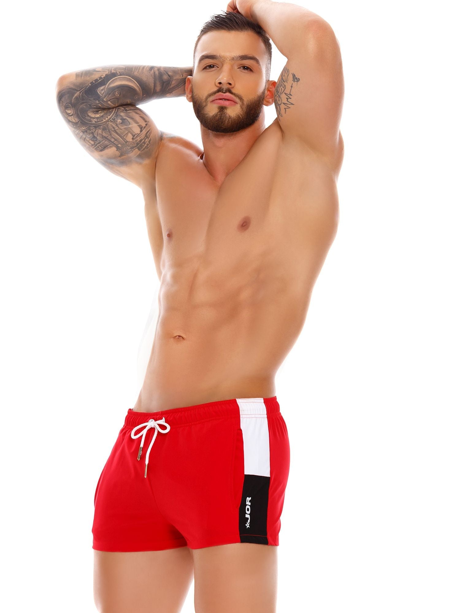 JOR 1291 SUNSET MINI Badeshorts - Badehose mit Streifen - Jor - Shop Deutschland Noodosz