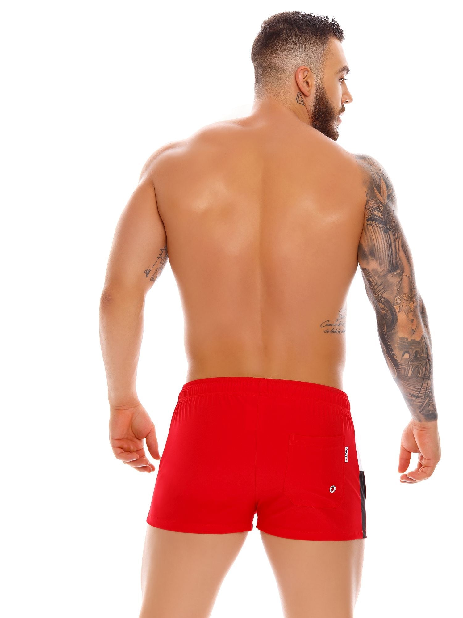 JOR 1291 SUNSET MINI Badeshorts - Badehose mit Streifen - noodosz