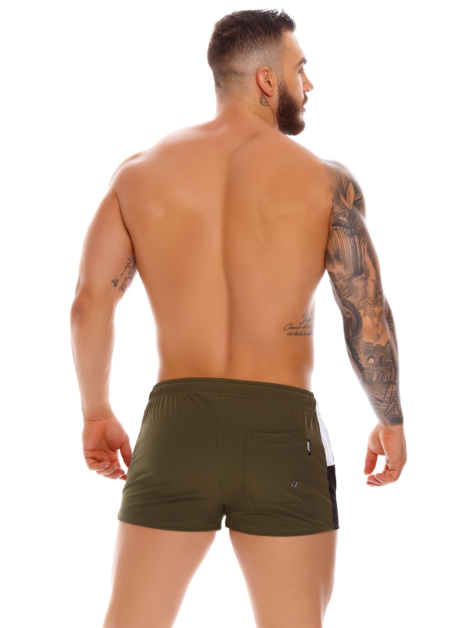 JOR 1291 SUNSET MINI Badeshorts - Badehose mit Streifen - noodosz