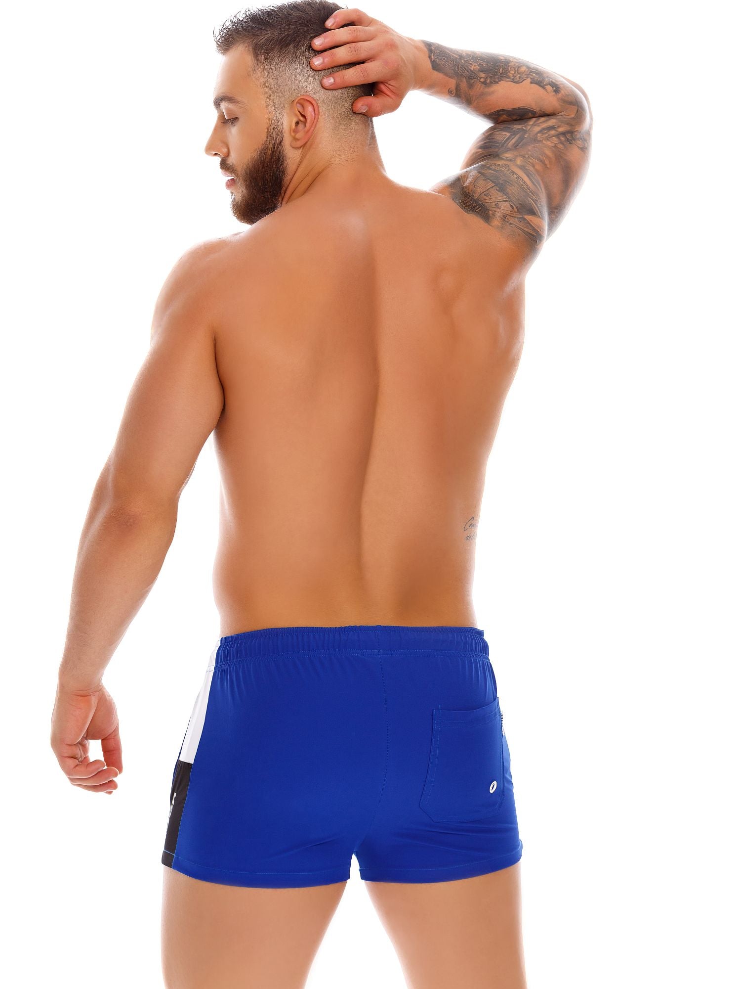 JOR 1291 SUNSET MINI Badeshorts - Badehose mit Streifen - noodosz