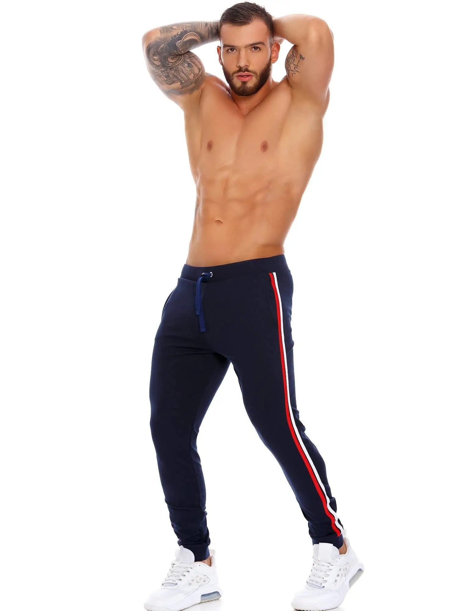 JOR 1307 PARIS Herren Sporthose - Trainingshose Loungepant - noodosz JOR 1307 PARIS Herren Sporthose - Trainingshose Loungepant Jor Kleidung & Accessoires:Herrenmode:Nachtwäsche nudosz.myshopify.com