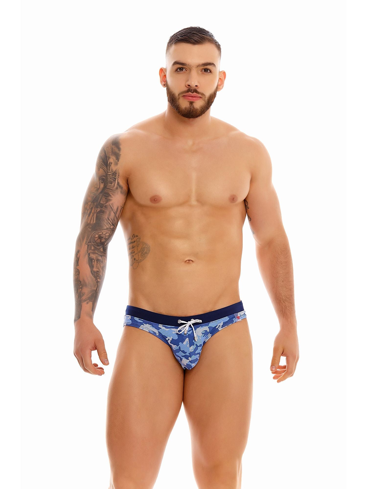 JOR 1420 ALPHA Herren Badehose in Camouflage Optik - noodosz - Jor - Kleidung & Accessoires:Herren:Herrenmode:Bademode