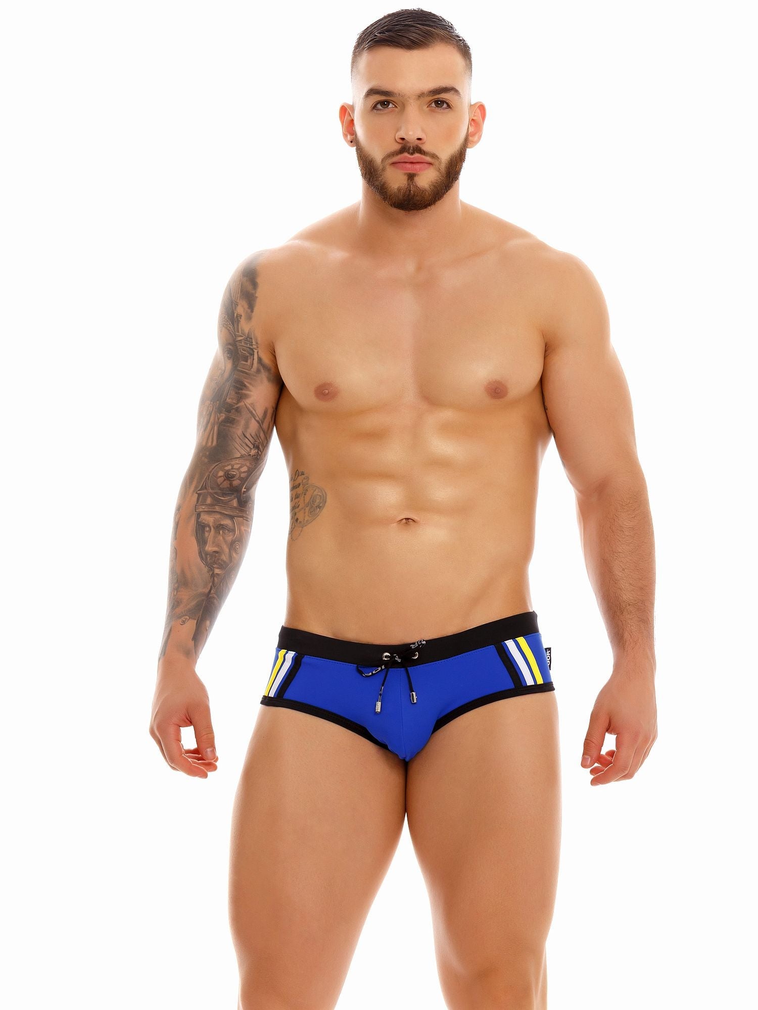 JOR 1423 OLIMPIC PRIDE Herren Badehose mit Streifen - noodosz - Jor - Kleidung & Accessoires:Herren:Herrenmode:Bademode