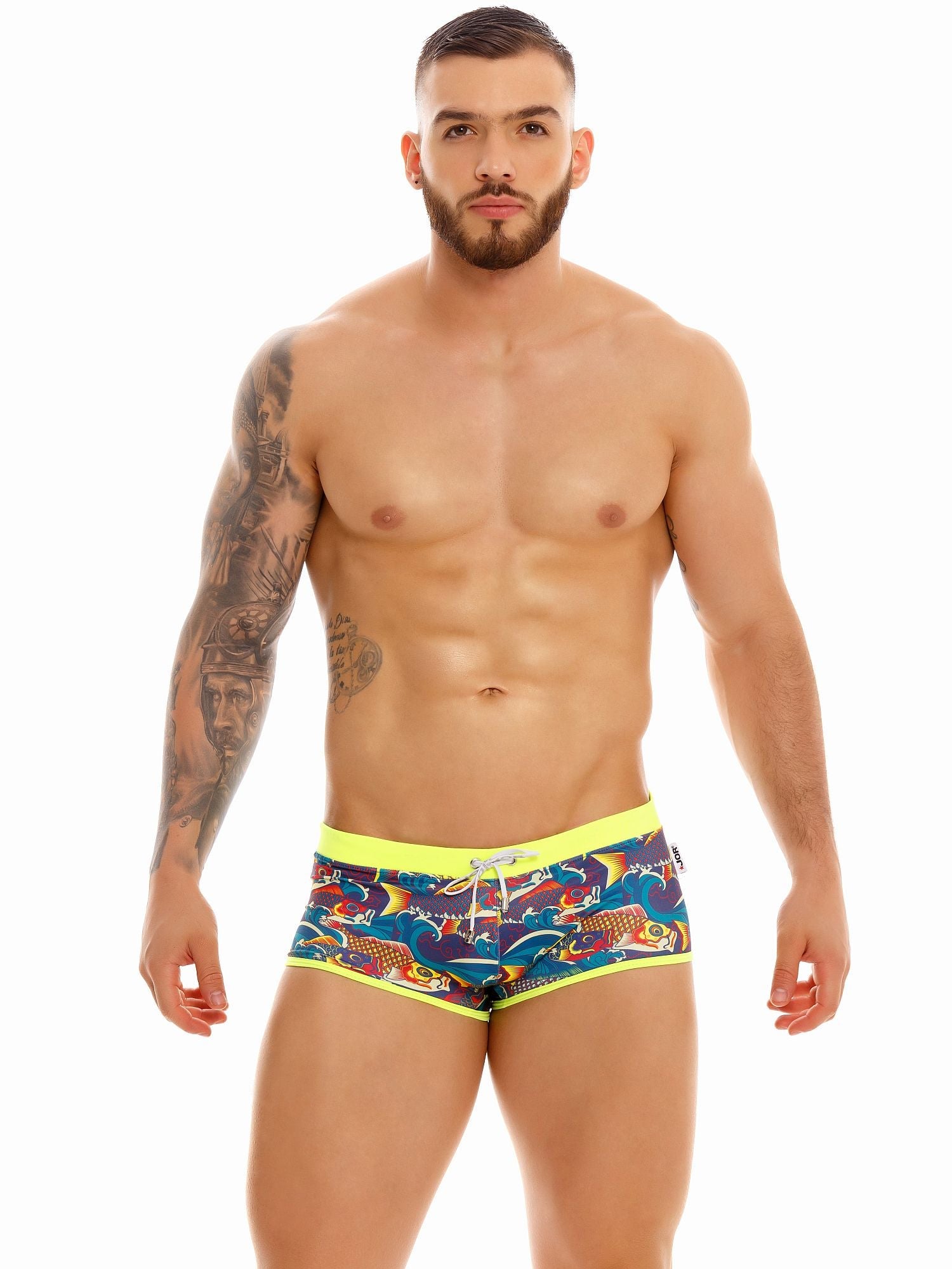 JOR 1428 LUCKY Herren Badehose, bedruckt mit Motiv - noodosz - Jor - Kleidung & Accessoires:Herren:Herrenmode:Bademode