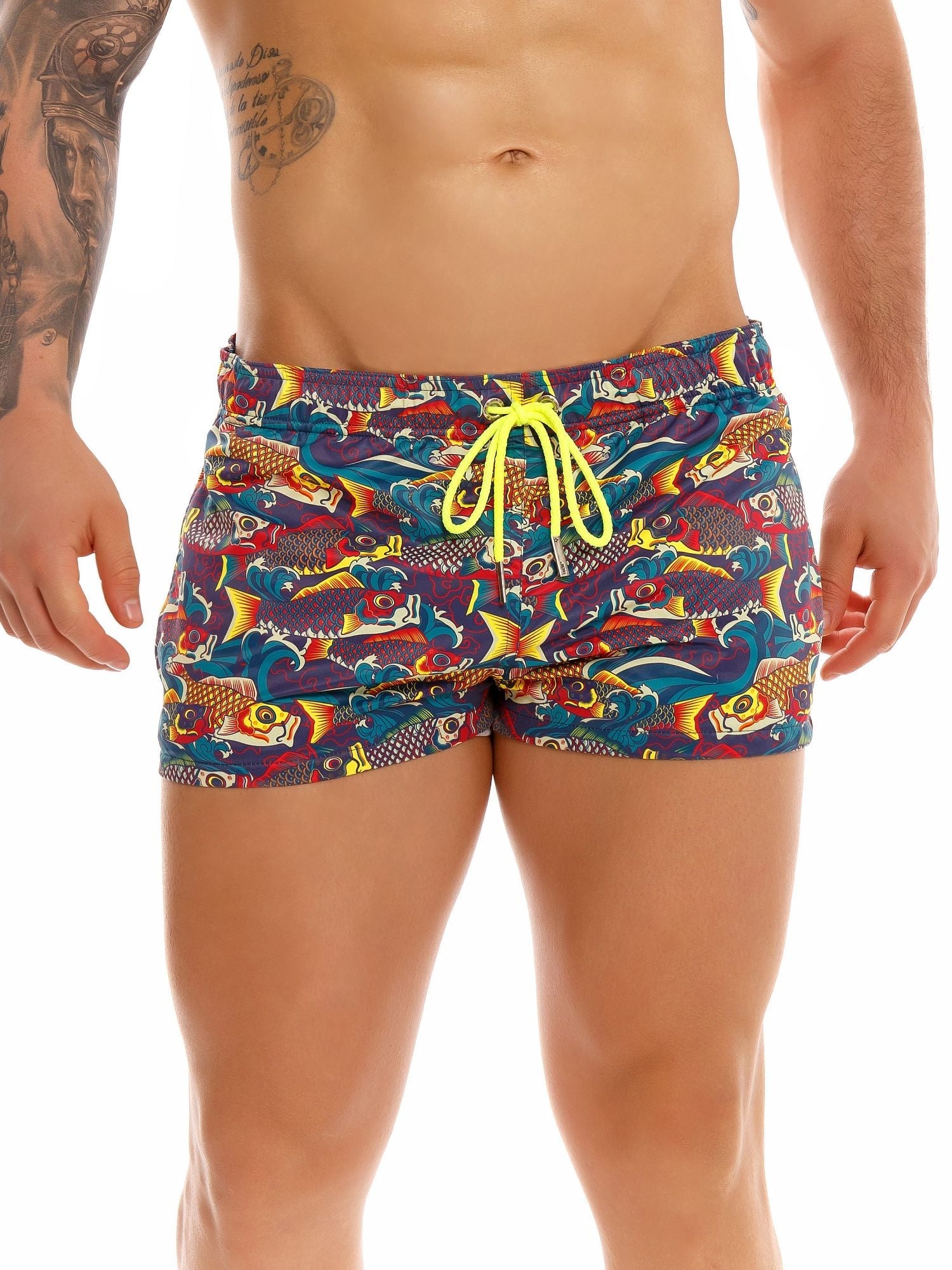JOR 1437 LUCKY Boardshorts Badeshorts Surfershorts bedruckt - Jor - Shop Deutschland Noodosz