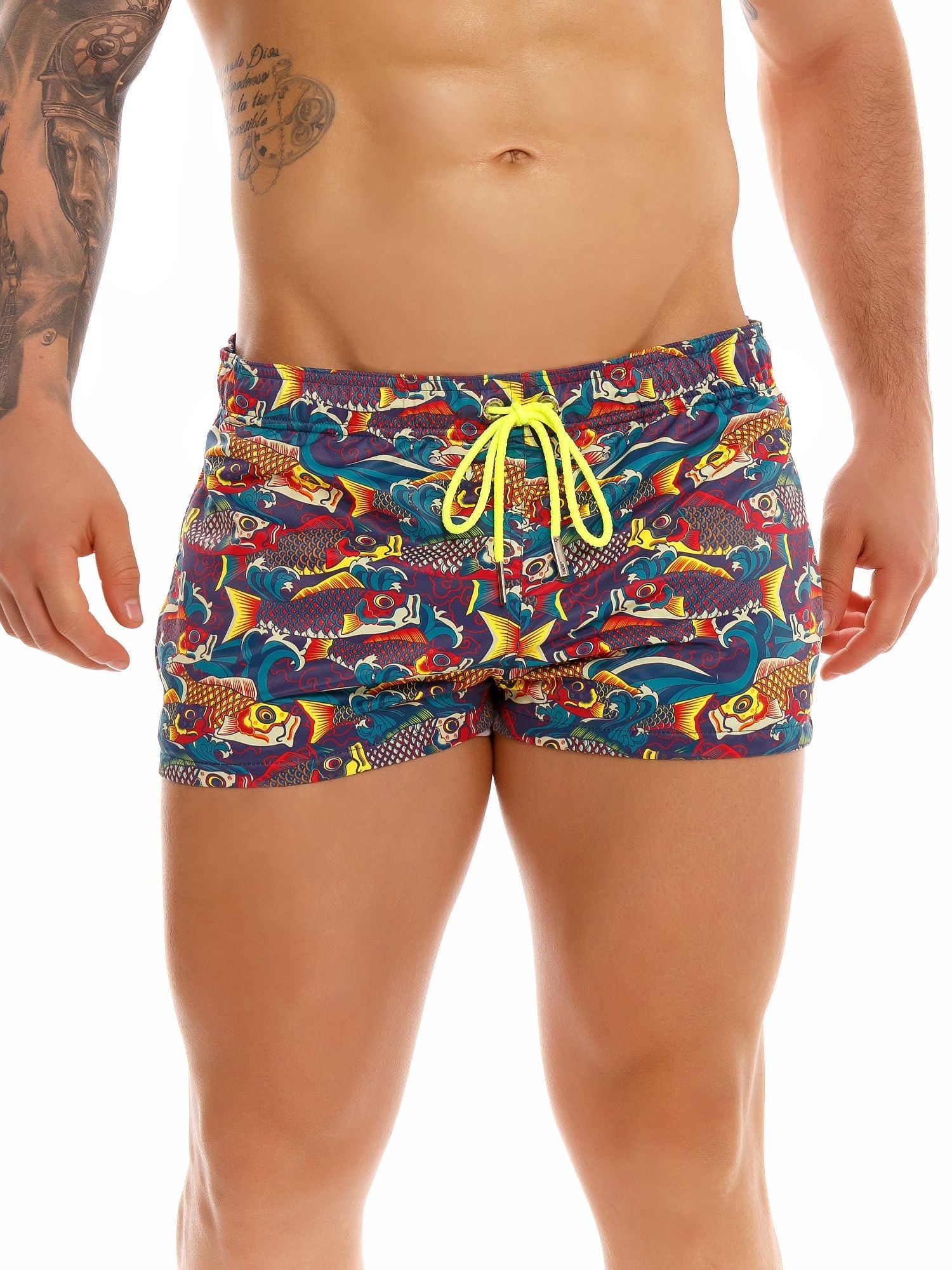 JOR 1437 LUCKY Boardshorts Badeshorts Surfershorts bedruckt - noodosz - Jor - Kleidung & Accessoires:Herren:Herrenmode:Bademode