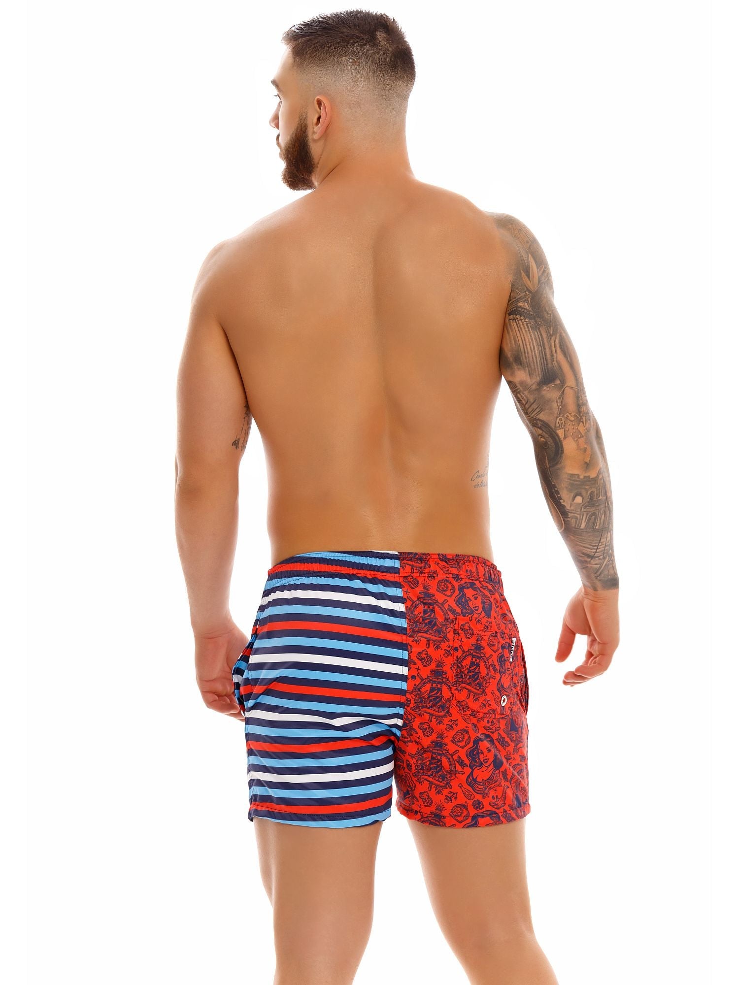 JOR 1438 SAILOR Boardshorts Badeshorts Surfershorts bedruckt - noodosz - Jor - Kleidung & Accessoires:Herren:Herrenmode:Bademode