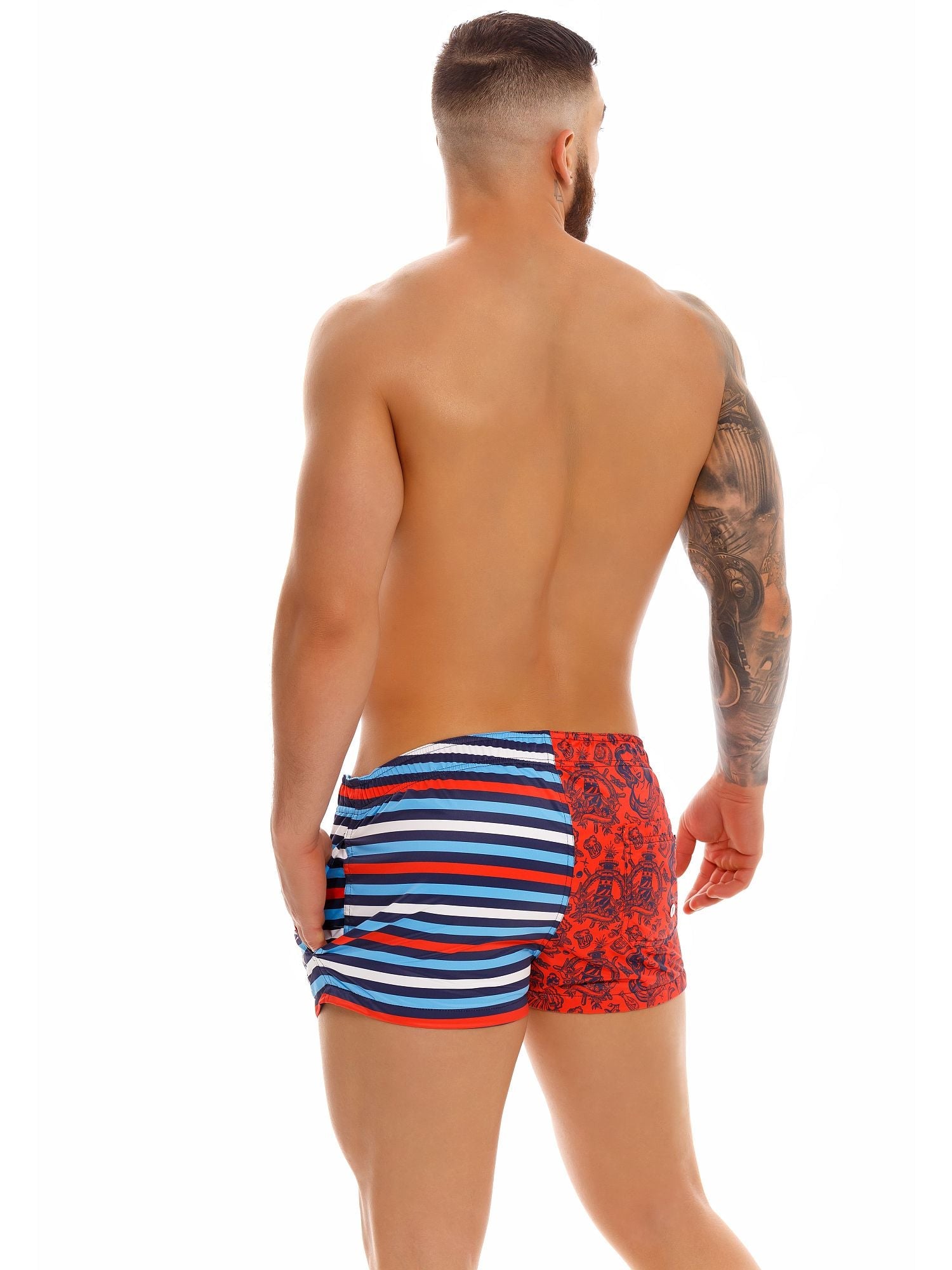 JOR 1439 SAILOR MINI Boardshorts Badeshorts Surfershorts bedruckt - noodosz - Jor - Kleidung & Accessoires:Herren:Herrenmode:Bademode