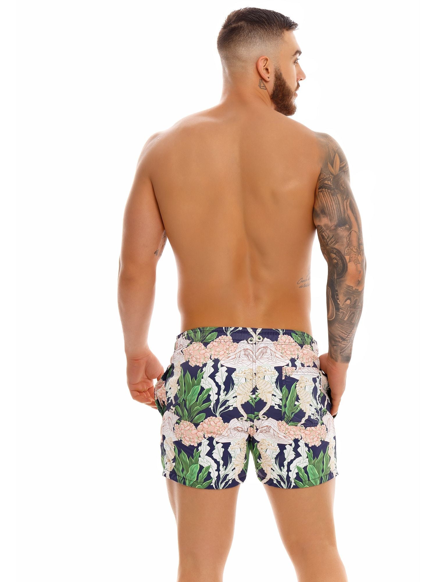 JOR 1440 NEPTUN MINI Boardshorts Badeshorts Surfershorts bedruckt - noodosz - Jor - Kleidung & Accessoires:Herren:Herrenmode:Bademode