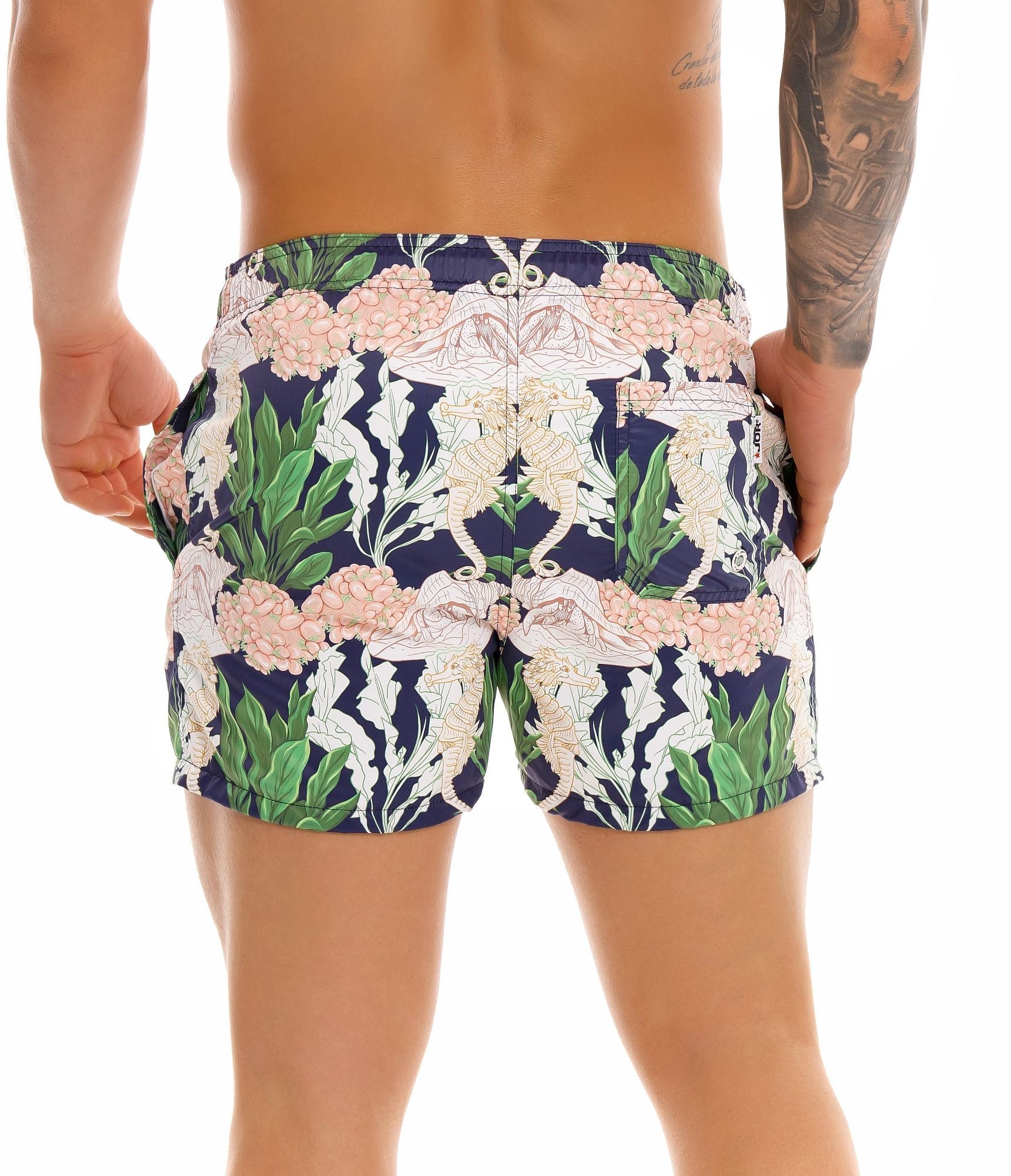 JOR 1440 NEPTUN MINI Boardshorts Badeshorts Surfershorts bedruckt - noodosz - Jor - Kleidung & Accessoires:Herren:Herrenmode:Bademode