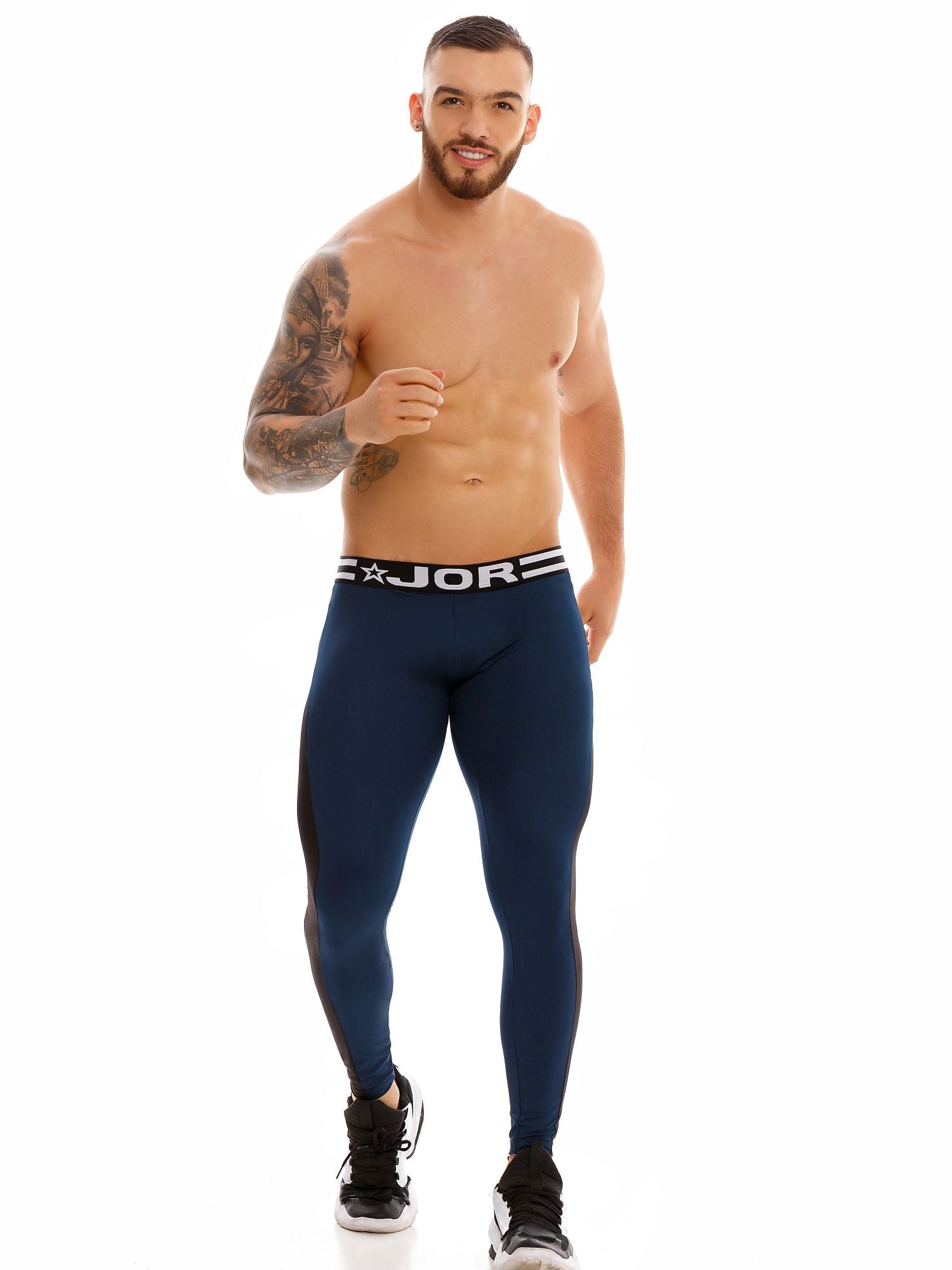 JOR 1453 RIDERS Laufhose Tights Sport Leggings - noodosz JOR 1453 RIDERS Laufhose Tights Sport Leggings Jor Kleidung & Accessoires:Herrenmode:Fitnessmode:Sporttops nudosz.myshopify.com