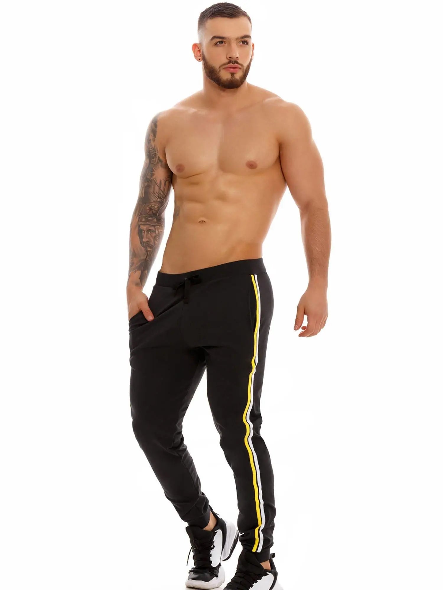 JOR 1459 PARIS Herren Sporthose - Trainingshose Loungepant - noodosz JOR 1459 PARIS Herren Sporthose - Trainingshose Loungepant Jor Kleidung & Accessoires:Herrenmode:Nachtwäsche nudosz.myshopify.com