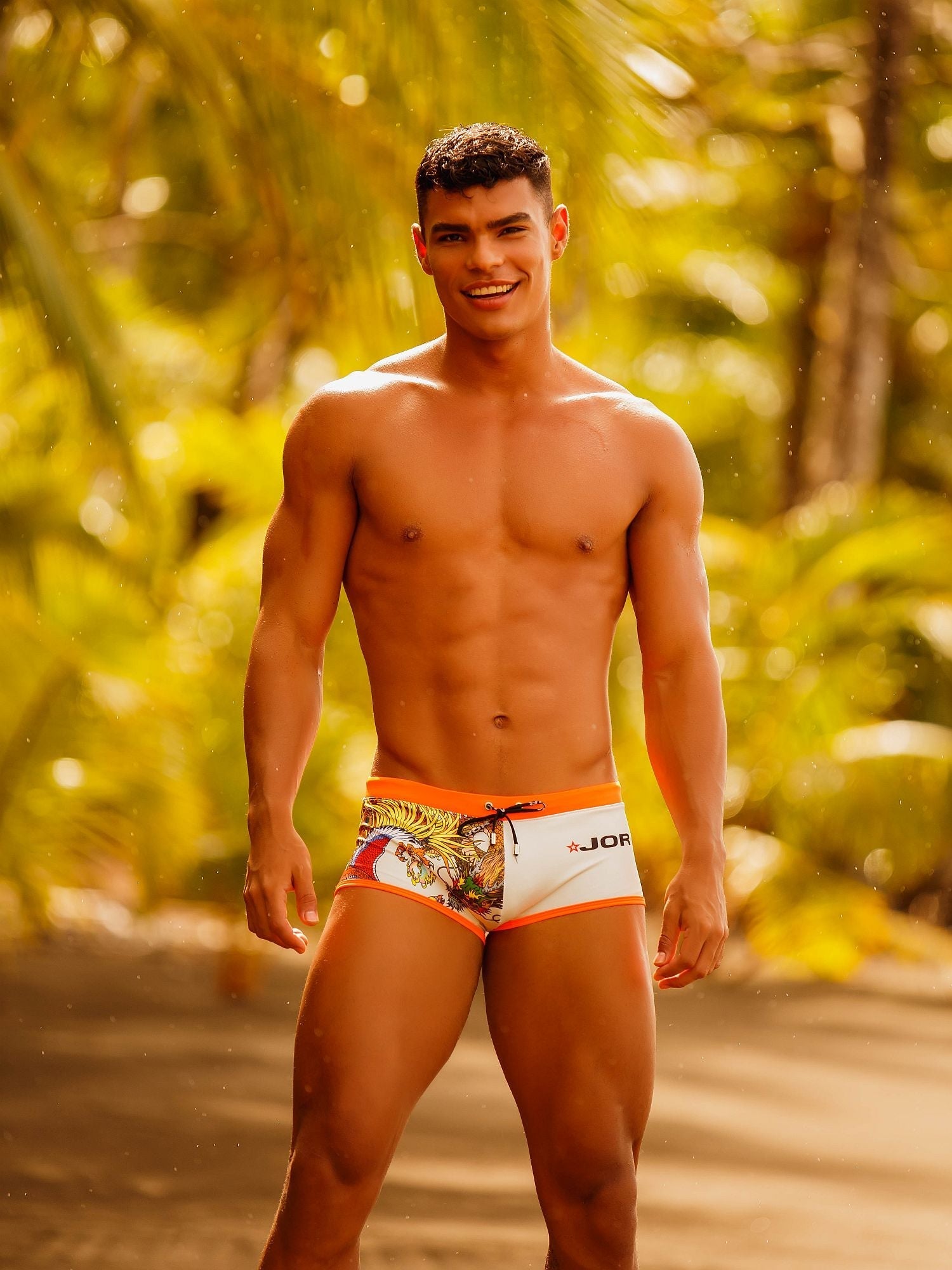 JOR 1559 FENIX - Herren Badehose bedruckt mit Motiv - Jor - Shop Deutschland Noodosz