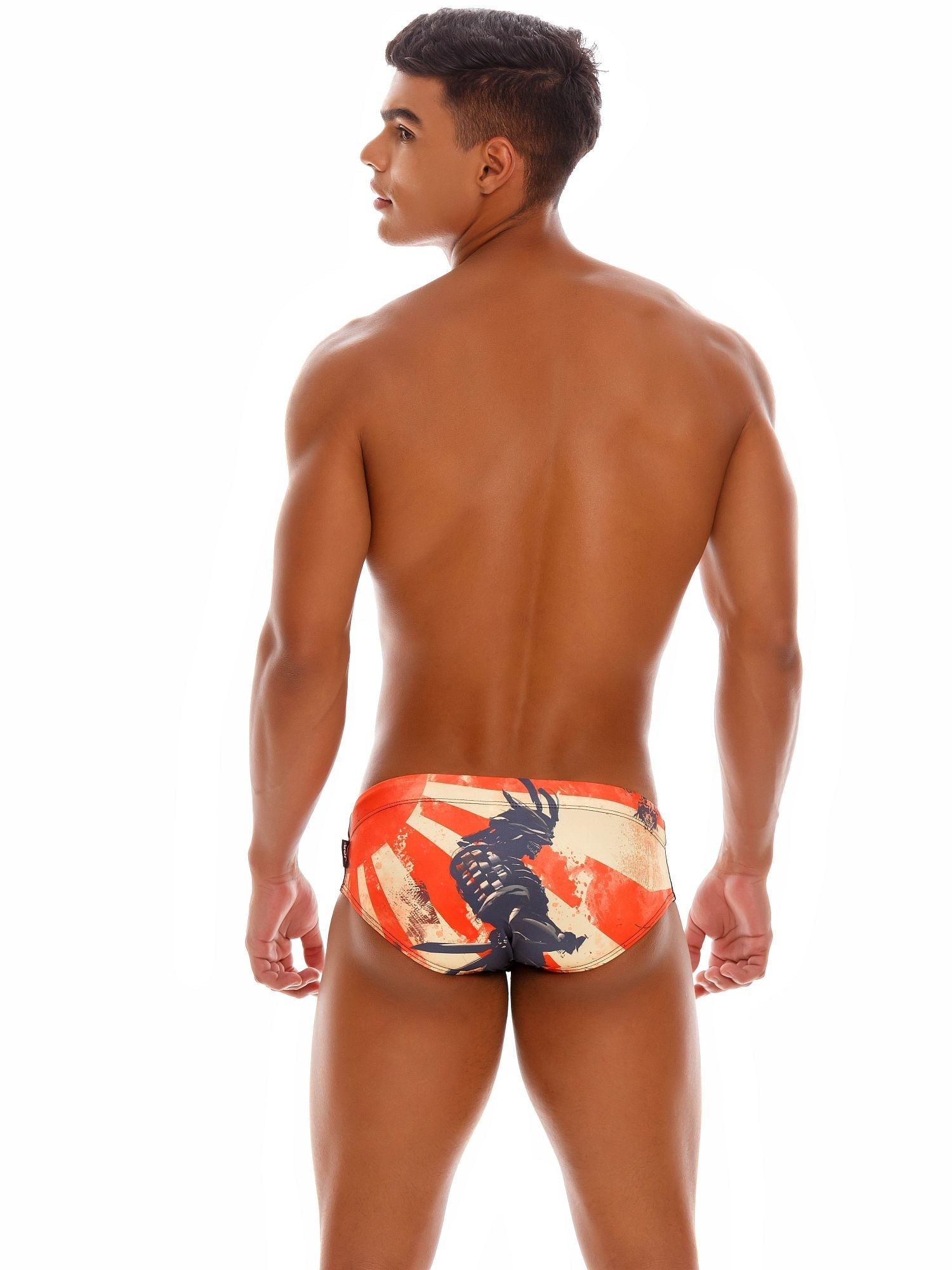 JOR 1561 SAMURAI - Herren Badehose bedruckt mit Motiv - Jor - Shop Deutschland Noodosz