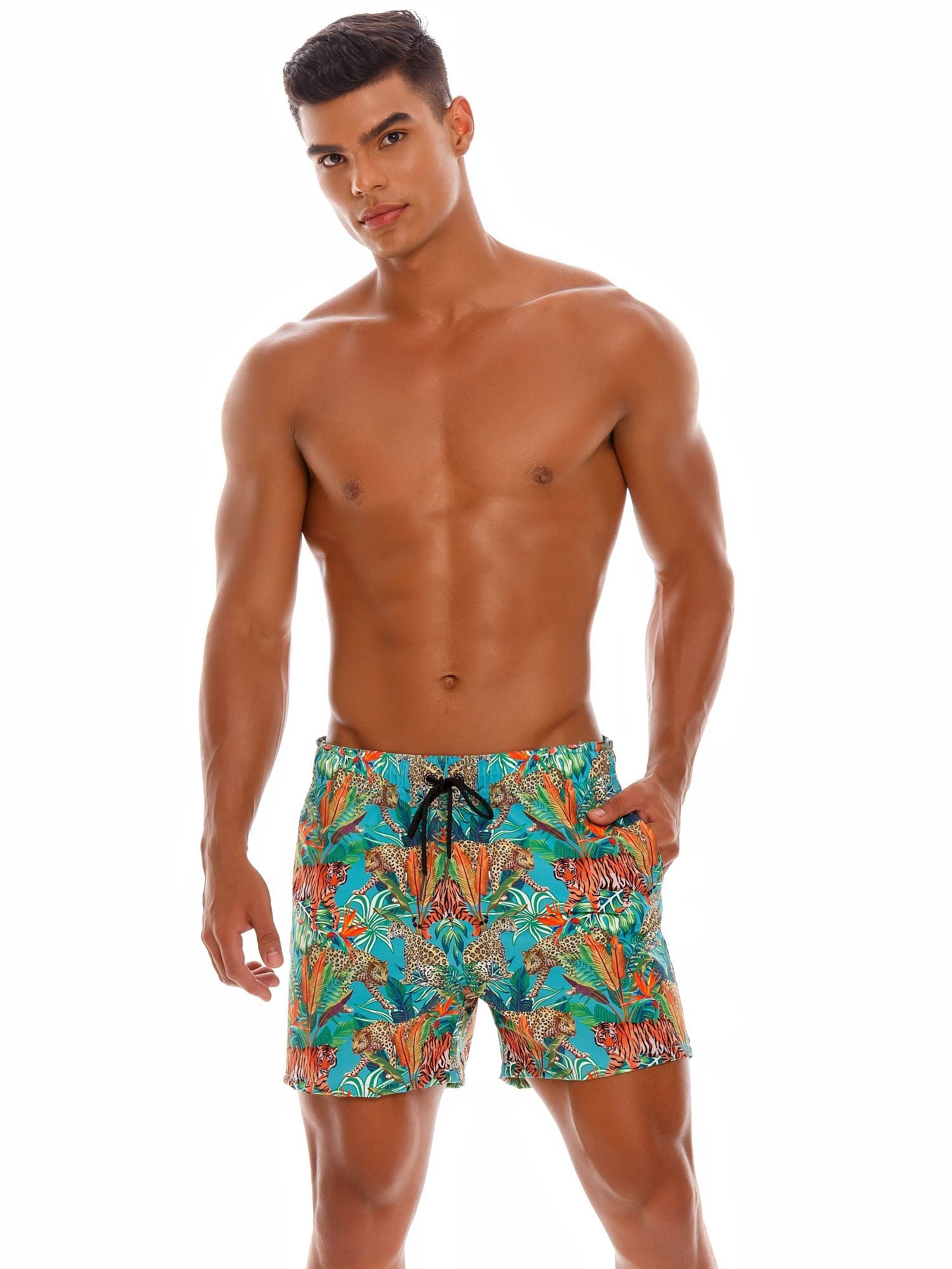 JOR 1570 INDIE Badeshorts, Boardshorts bedruckt - noodosz - Jor - Kleidung & Accessoires:Herrenmode:Bademode