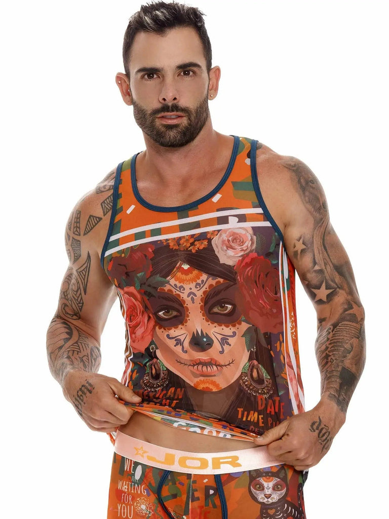 JOR 1647 DF bedrucktes Tank Top - noodosz JOR 1647 DF bedrucktes Tank Top Jor Kleidung & Accessoires:Herren:Herrenmode:Shirts & Hemden:T-Shirts nudosz.myshopify.com