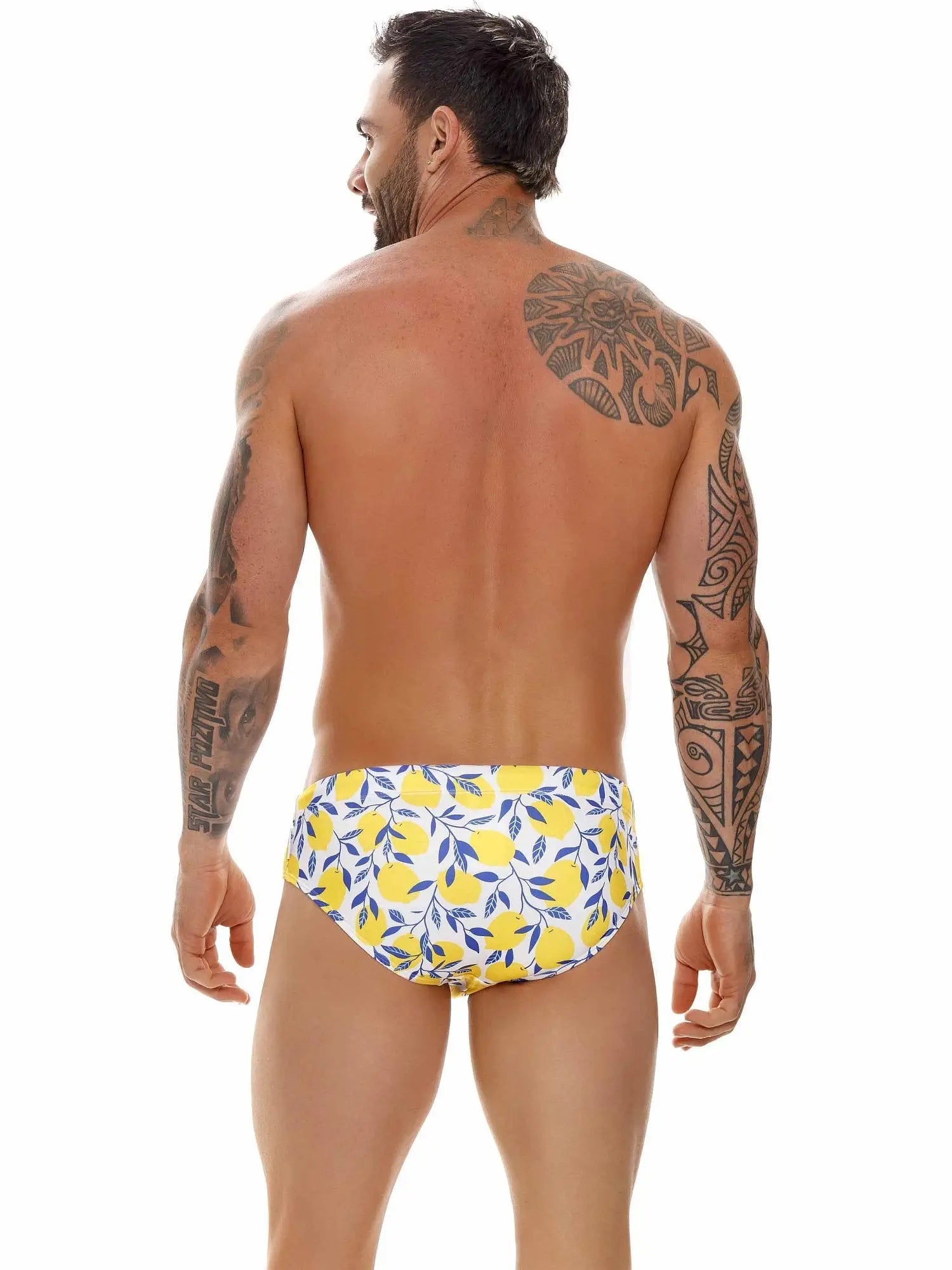 JOR 1670 LEMONS Badehose bedruckt Motiv - noodosz