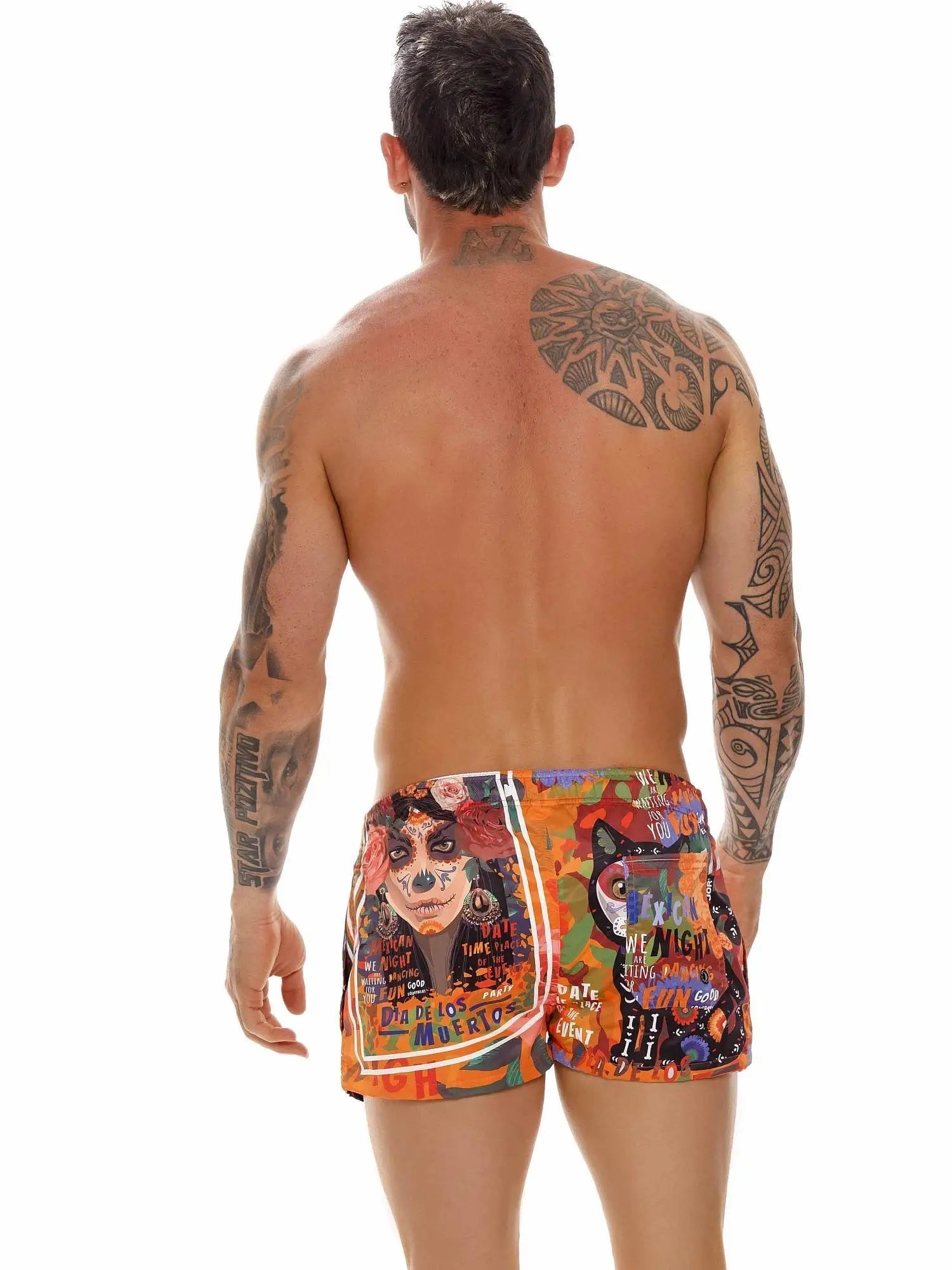 JOR 1678 DF MINI Badeshorts Surfershorts bedruckt Motiv - noodosz