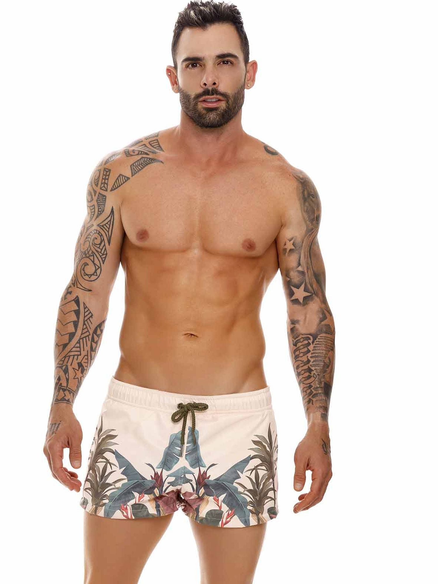 JOR 1682 ACAPULCO MINI Badeshorts Surfershorts bedruckt Motiv - noodosz