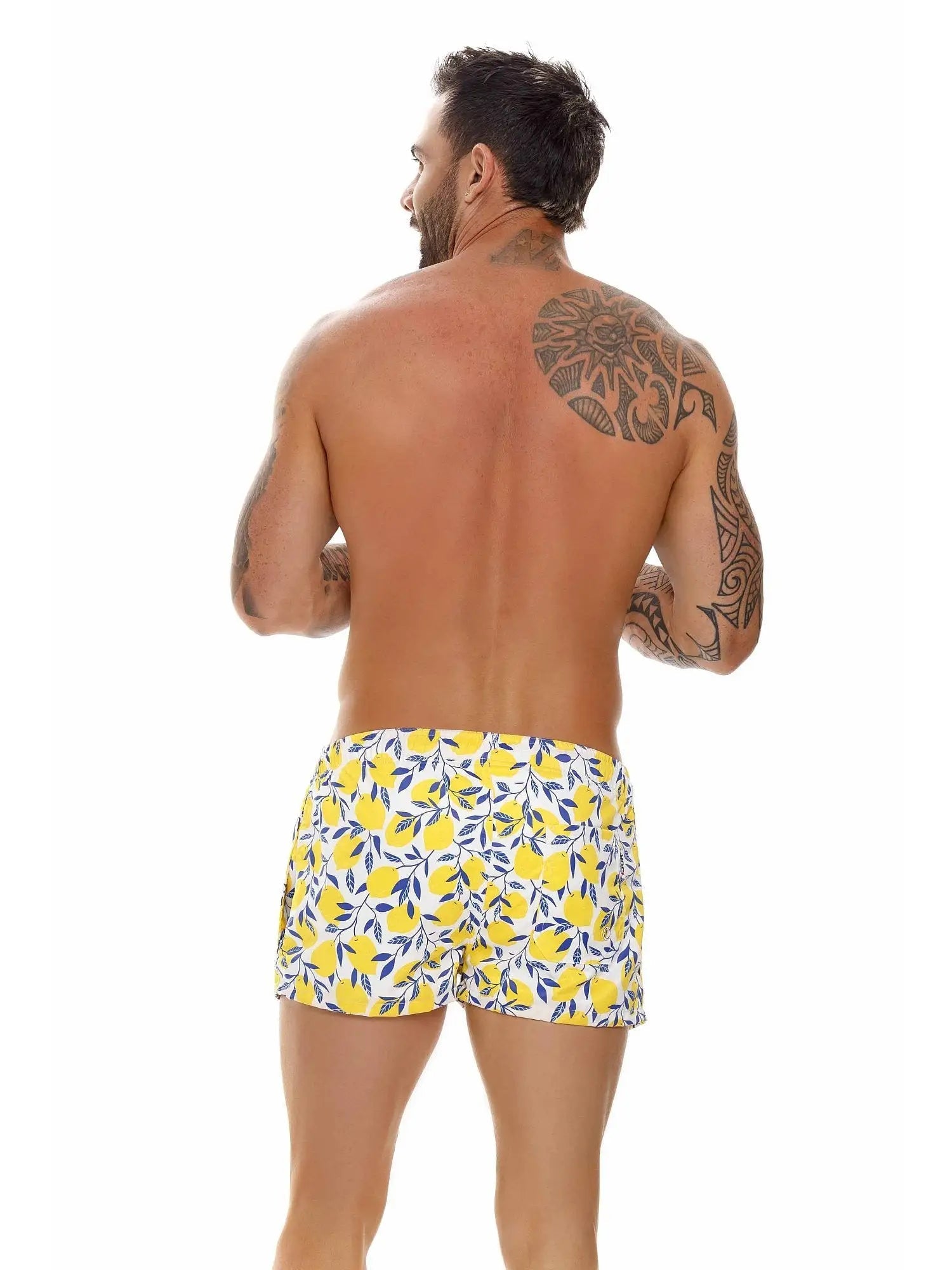 JOR 1684 LEMONS MINI Badeshorts Surfershorts bedruckt Motiv - noodosz