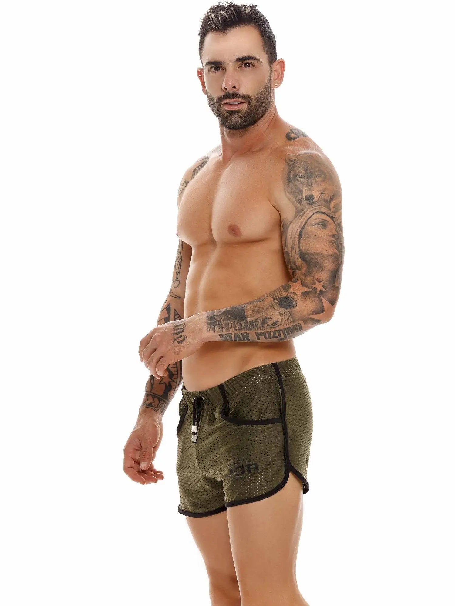 JOR 1691 ELECTRO kurze Mesh Gym Shorts - noodosz