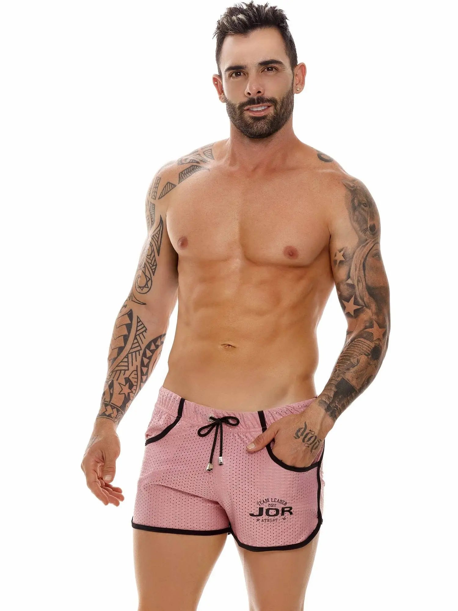 JOR 1691 ELECTRO kurze Mesh Gym Shorts - noodosz