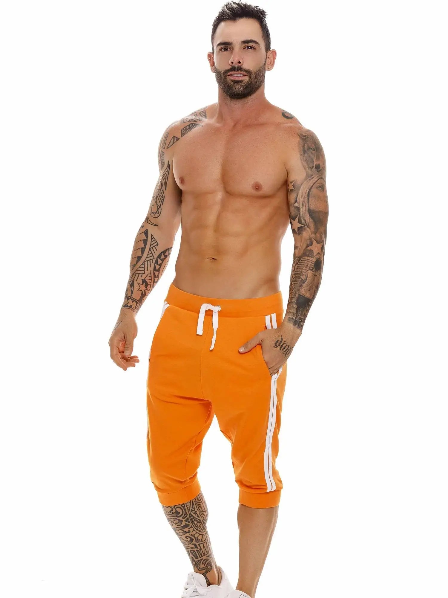 JOR 1695 RIO Sporthose 3/4 Jogginghose Sweatpants - noodosz JOR 1695 RIO  Sporthose 3/4 Jogginghose Sweatpants Jor Kleidung & Accessoires:Herren:Herrenmode:Fitnessmode:Kurze Sporthosen nudosz.myshopify.com