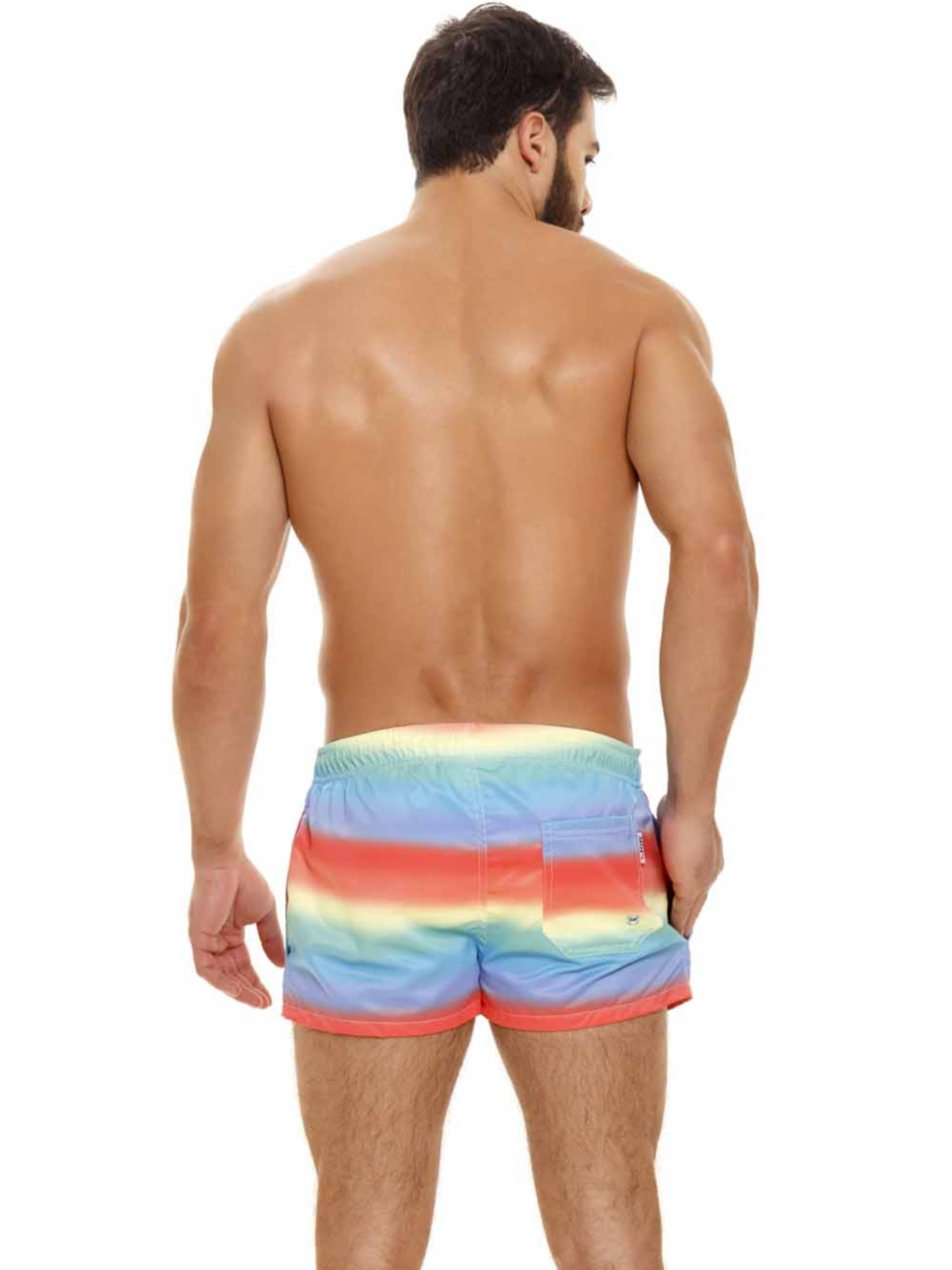 JOR 1801 PARTY MINI Badeshorts Surfershorts bedruckt Motiv - noodosz