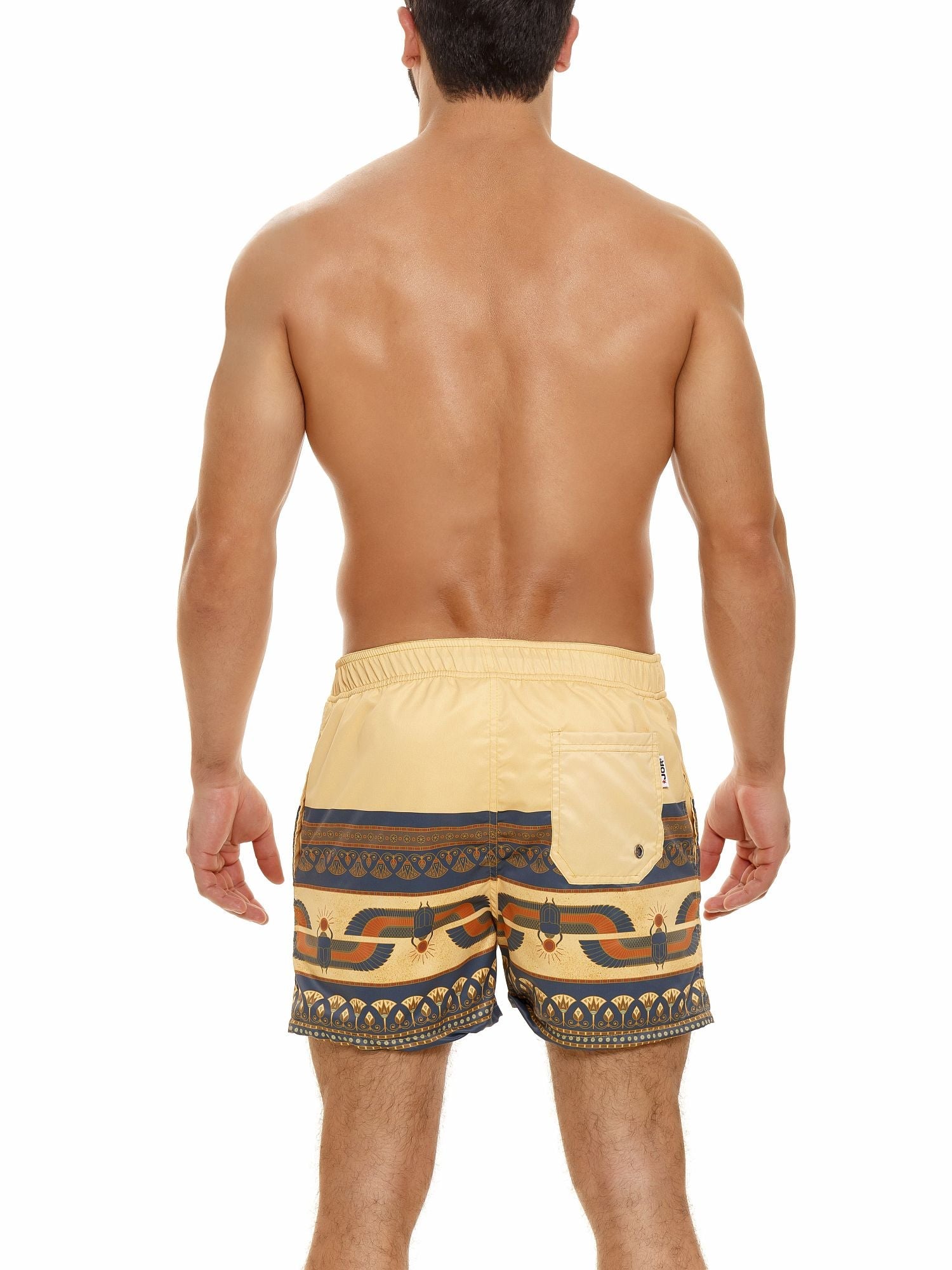 JOR 1804 NILO Herren bunte Badeshorts Surfershorts bedruckt Motiv - noodosz - Jor - Kleidung & Accessoires:Herren:Herrenmode:Bademode