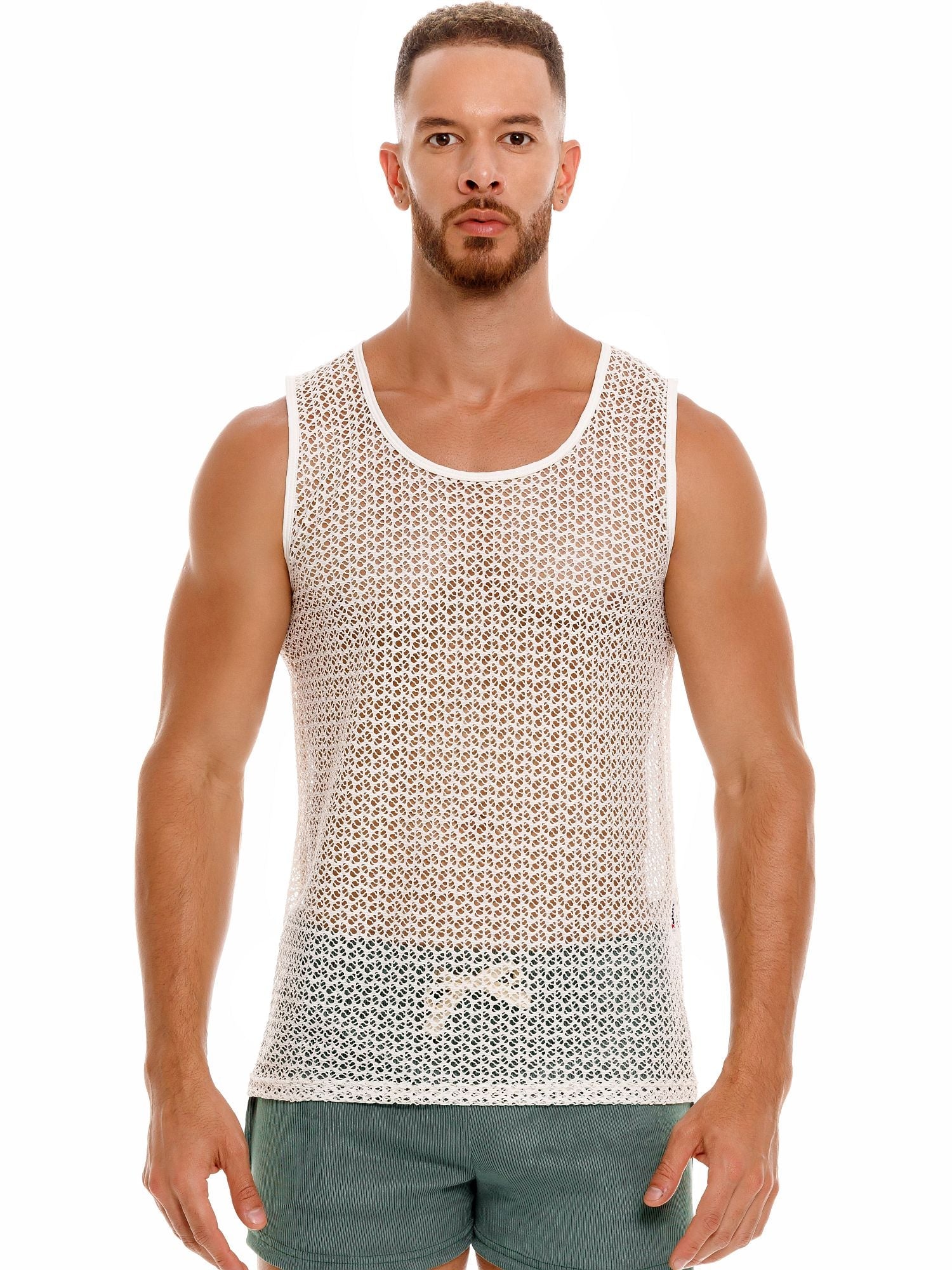 JOR 1970 OPORTO TANK TOP - Clubshirt aus durchscheinendem Stoff - noodosz - Jor - Kleidung & Accessoires:Herren:Herrenmode:Shirts & Hemden:T - Shirts