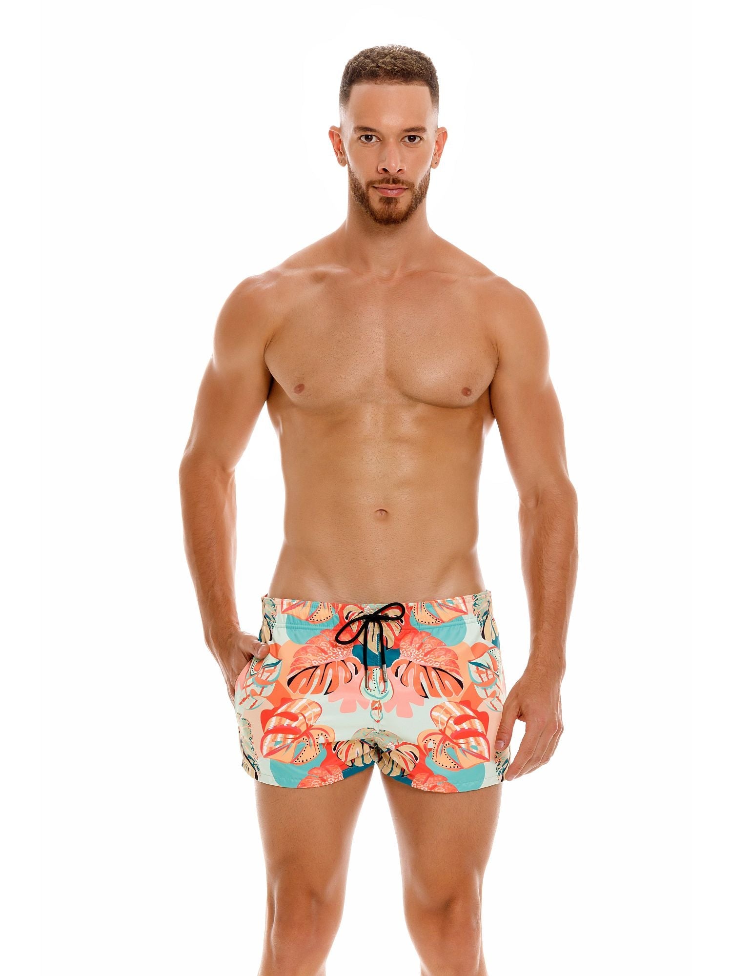 JOR 2021 ARUBA MINI Badeshorts Surfershorts bedruckt Motiv - noodosz - Jor - Kleidung & Accessoires:Herren:Herrenmode:Bademode