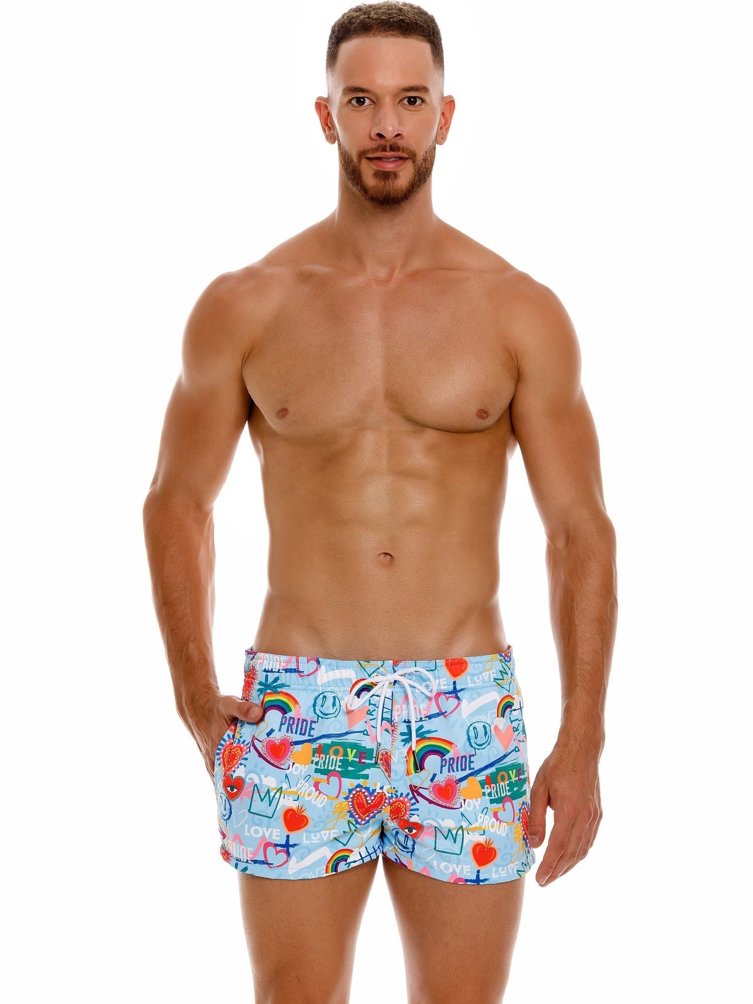 JOR 2023 FEST MINI Badeshorts Surfershorts bedruckt Motiv - Jor - Shop Deutschland Noodosz