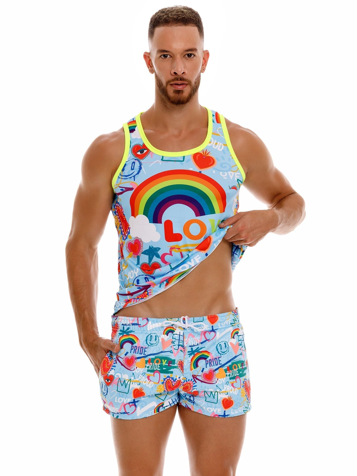 JOR 2023 FEST MINI Badeshorts Surfershorts bedruckt Motiv - Jor - Shop Deutschland Noodosz