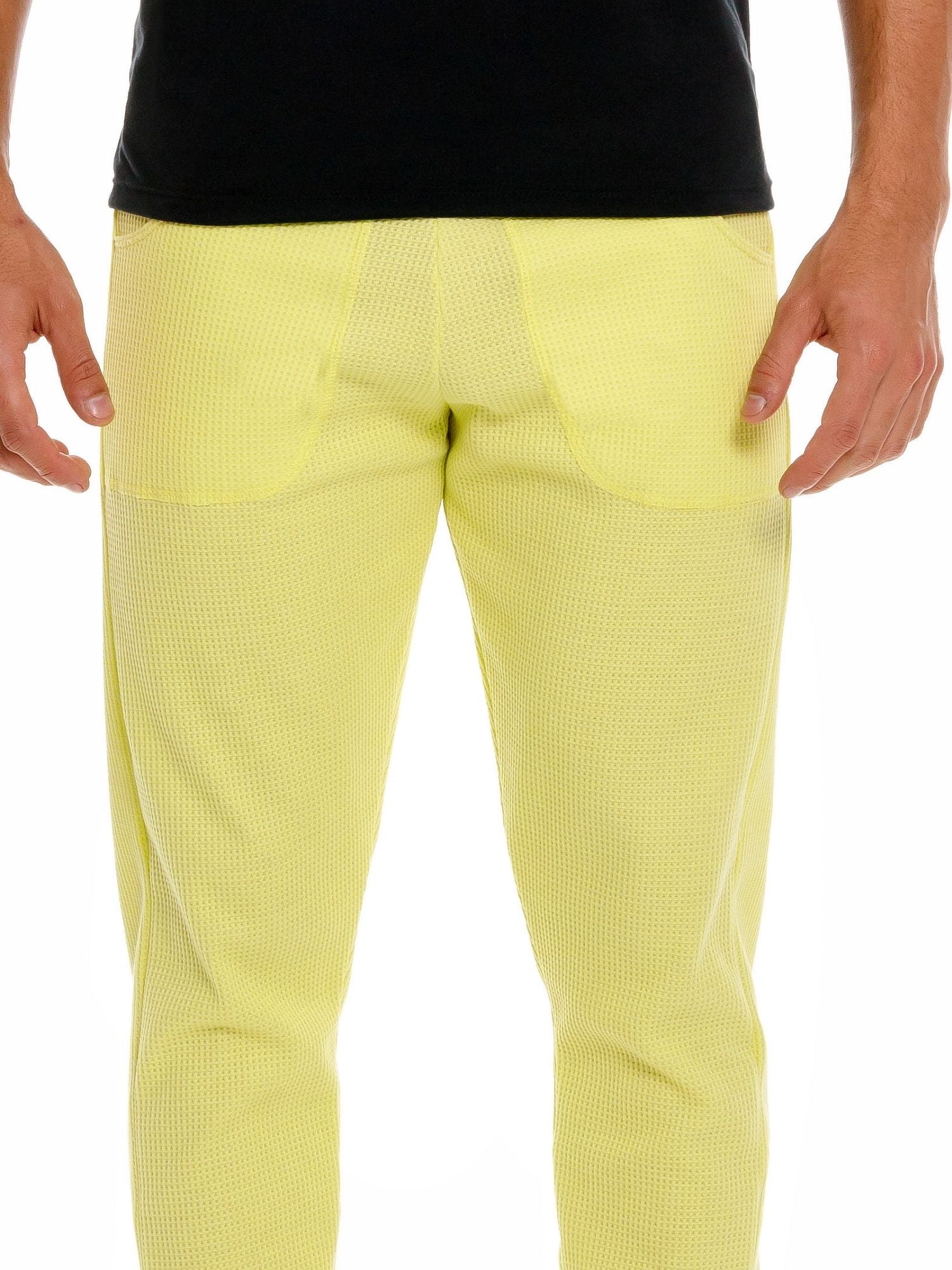 JOR 2041 LOUNGE Relaxhose in Waffelpiqué, Jogginghose Pyjamahose Loungepant - Jor - Shop Deutschland Noodosz