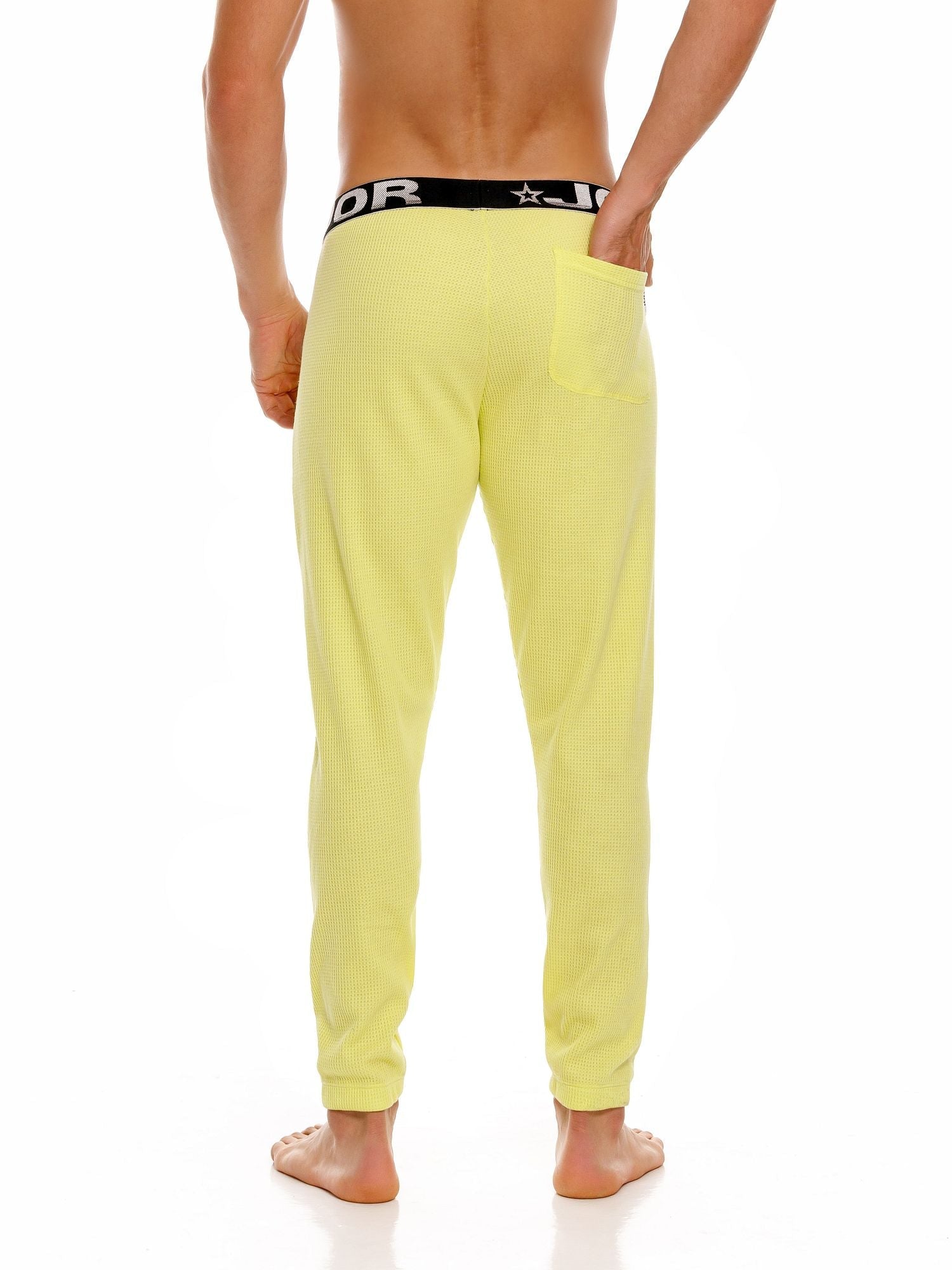 JOR 2041 LOUNGE Relaxhose in Waffelpiqué, Jogginghose Pyjamahose Loungepant - Jor - Shop Deutschland Noodosz