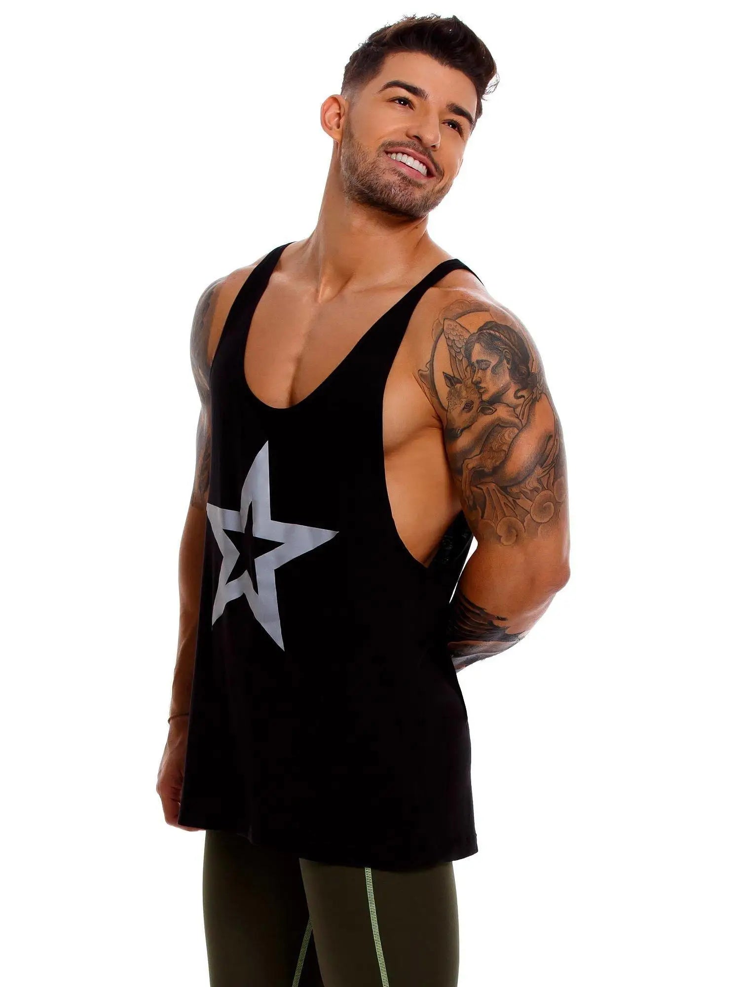 JOR Herren Stringer Fitness Tank Top Muscleshirt Gym Trainingsshirt Sporttop - noodosz