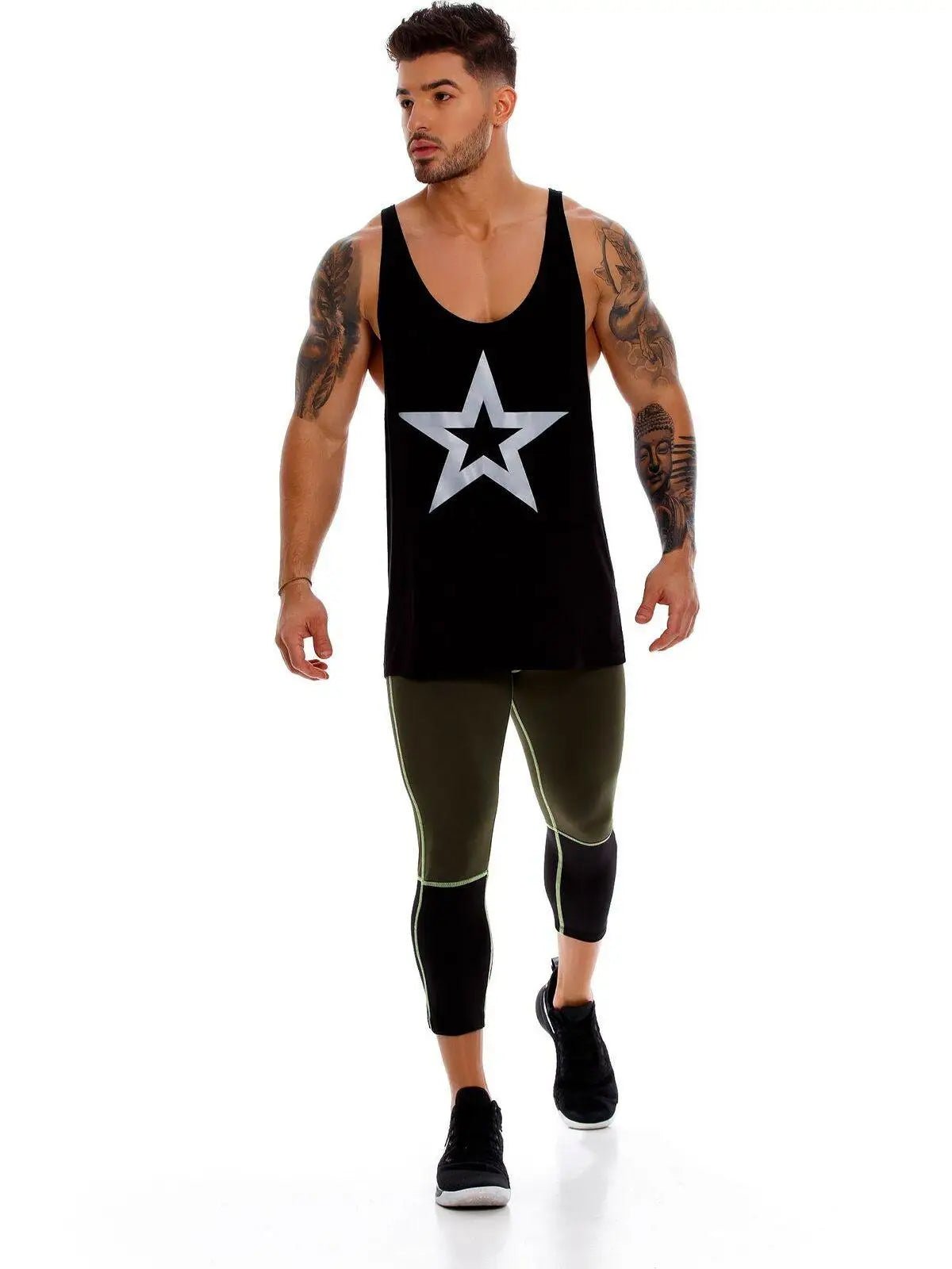 JOR Herren Stringer Fitness Tank Top Muscleshirt Gym Trainingsshirt Sporttop - noodosz